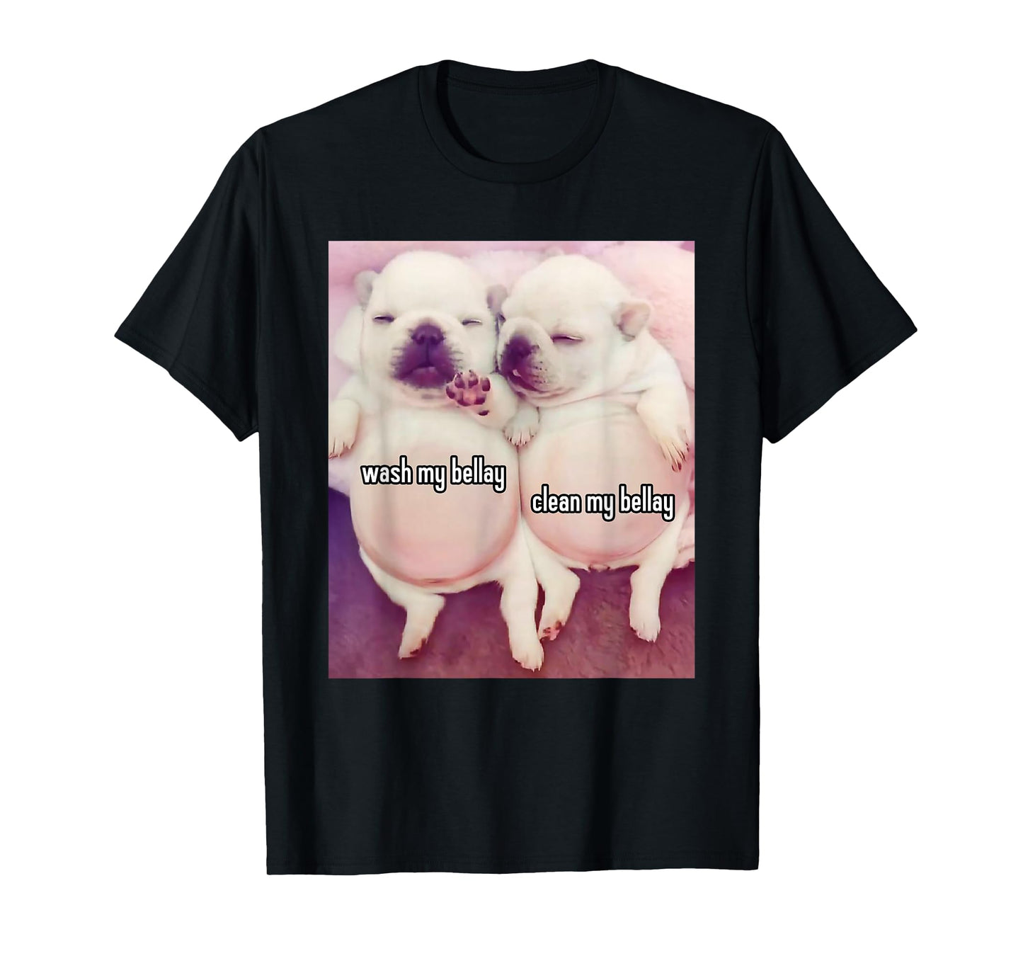 Pibble Meme Wash My Belly Funny Two Pibbles T-Shirt