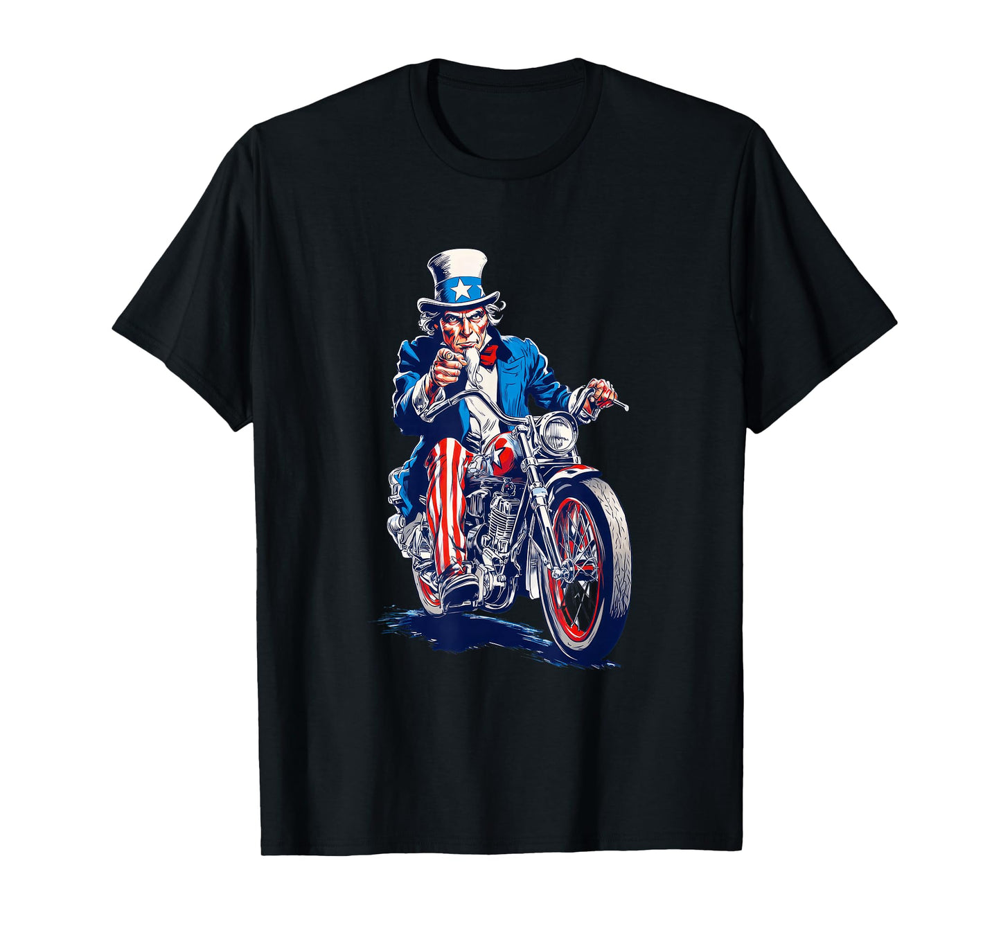 I Want You Motorcycle Graphic Costume T-Shirt