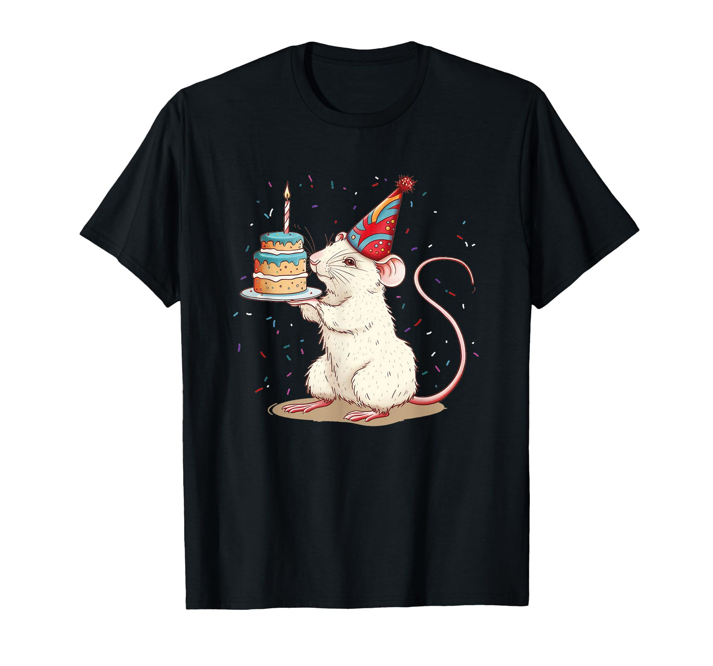 Happy Birthday Rat Costume for Rodents and Rats Lovers T-Shirt