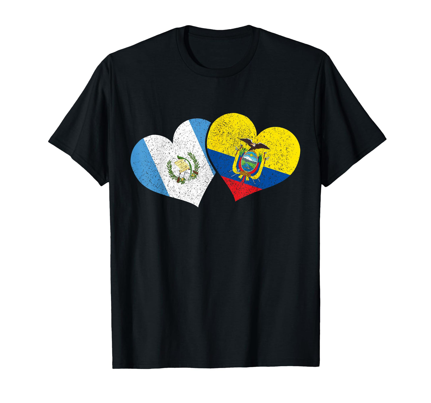 Guatemala Ecuador Ecuadorian Guatemalan Flag T-Shirt