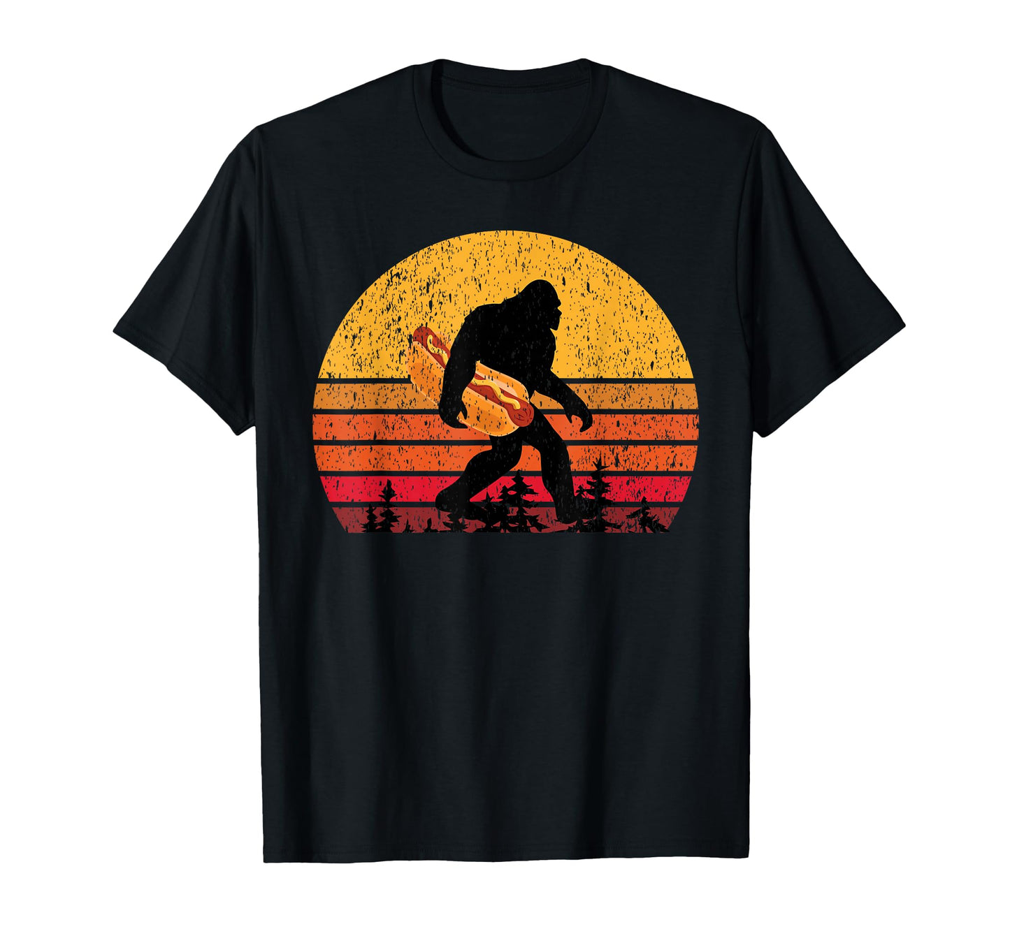 Bigfoot for Women & Men Hot Dog T-Shirt