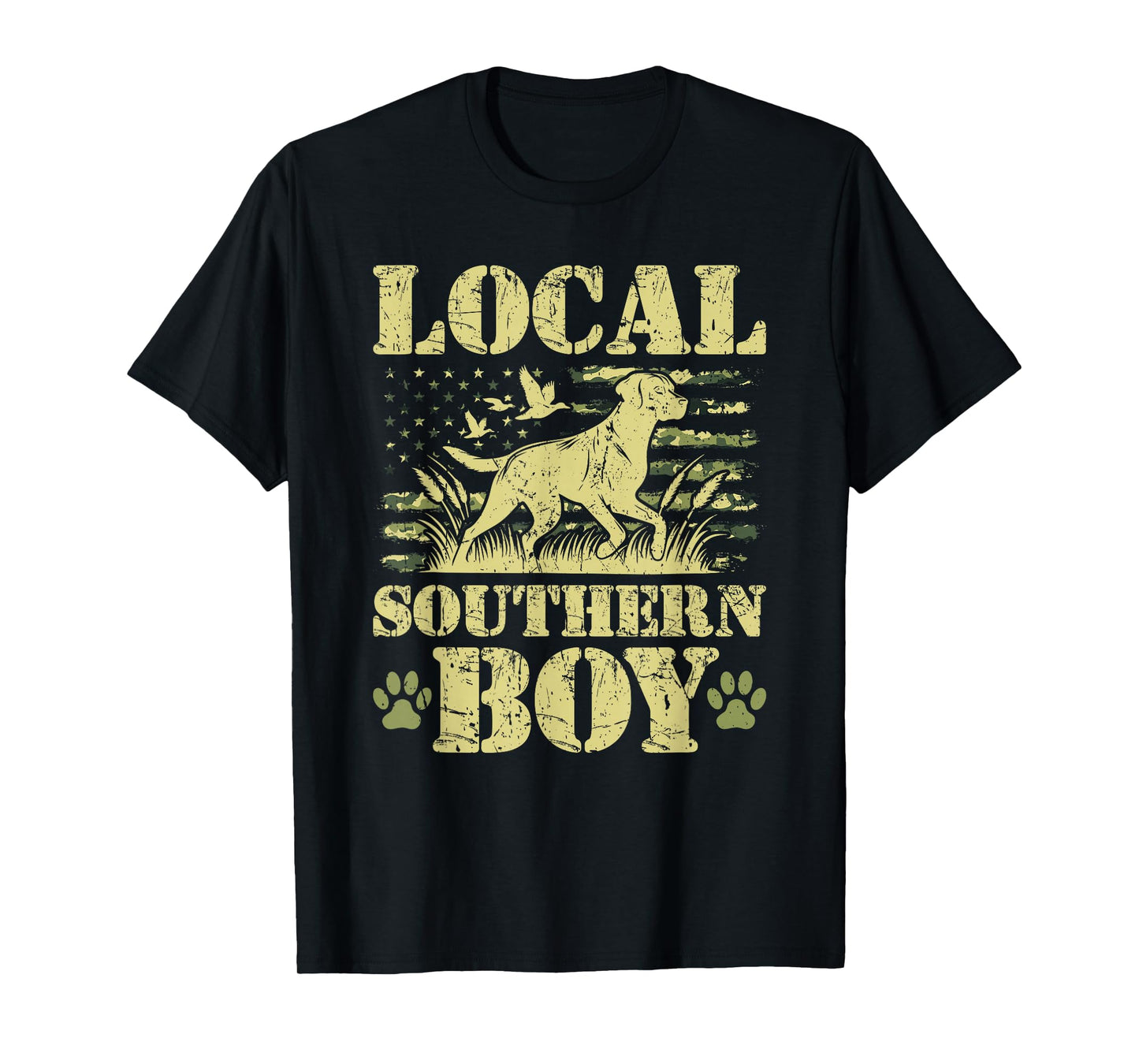 Local Southern Boy Local Boy Hunting Dog T-Shirt