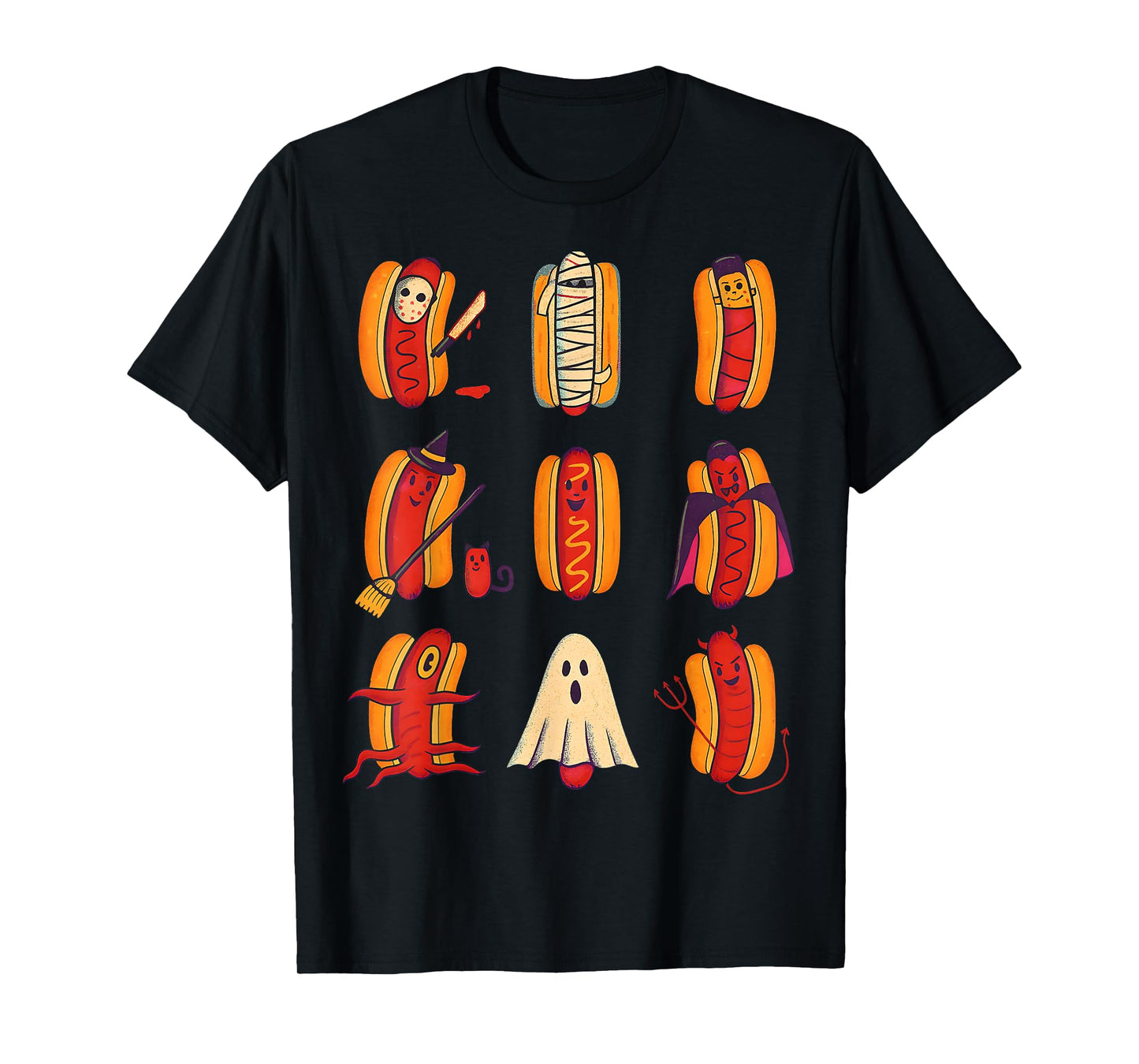 HUGvyn Halloween: Halloweiners Summerween Hot Dog Summer T-Shirt