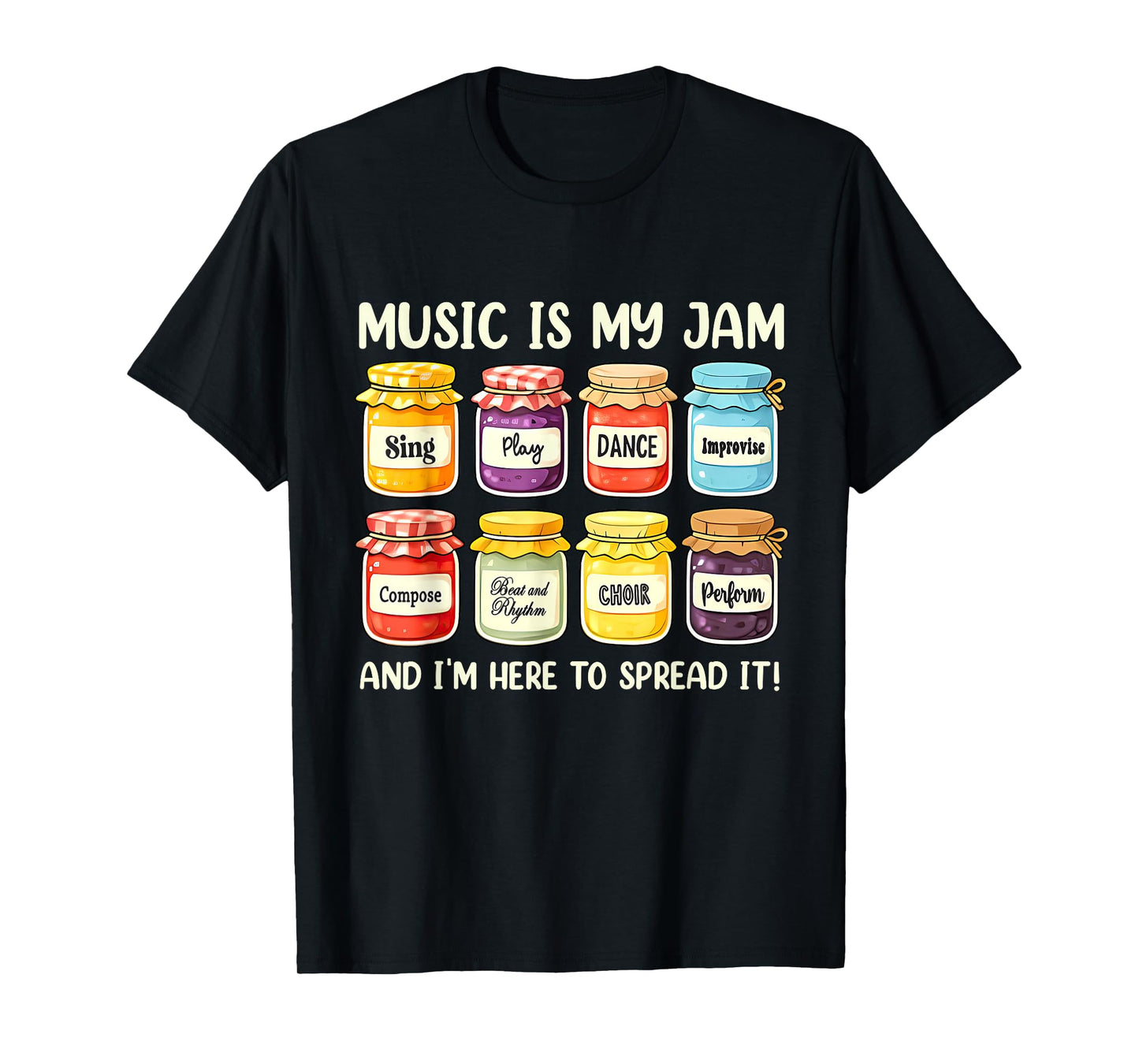Music Is My Jam Music Lover Music Teacher Back To School T-Shirt