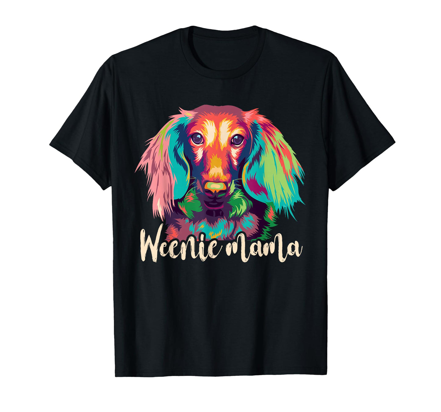 Dachshund-Shirt Women Weenie Mama Weiner Dog Mom T-Shirt