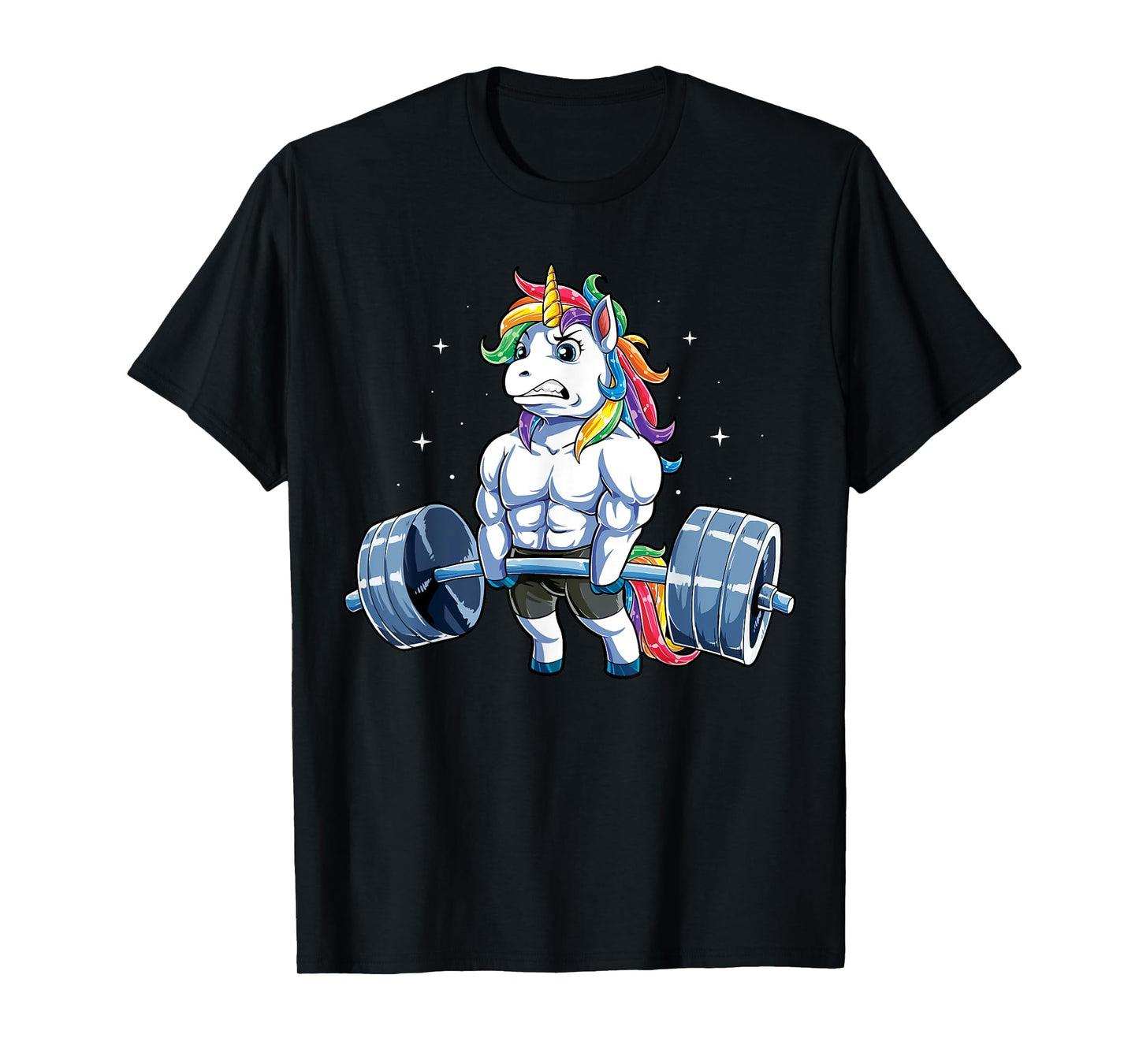 Unicorn Weightlifting T shirt Deadlift Fitness Gym Women Tee T-Shirt