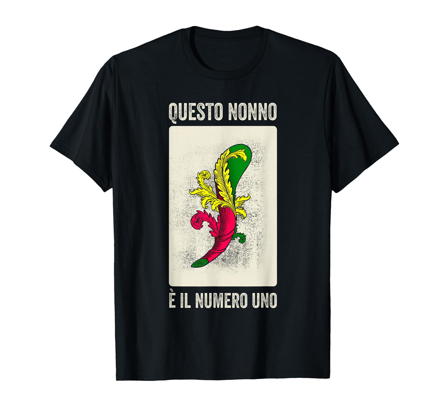 Grandpa Italian Nonno Scopa Game Scopa-Cards T-Shirt
