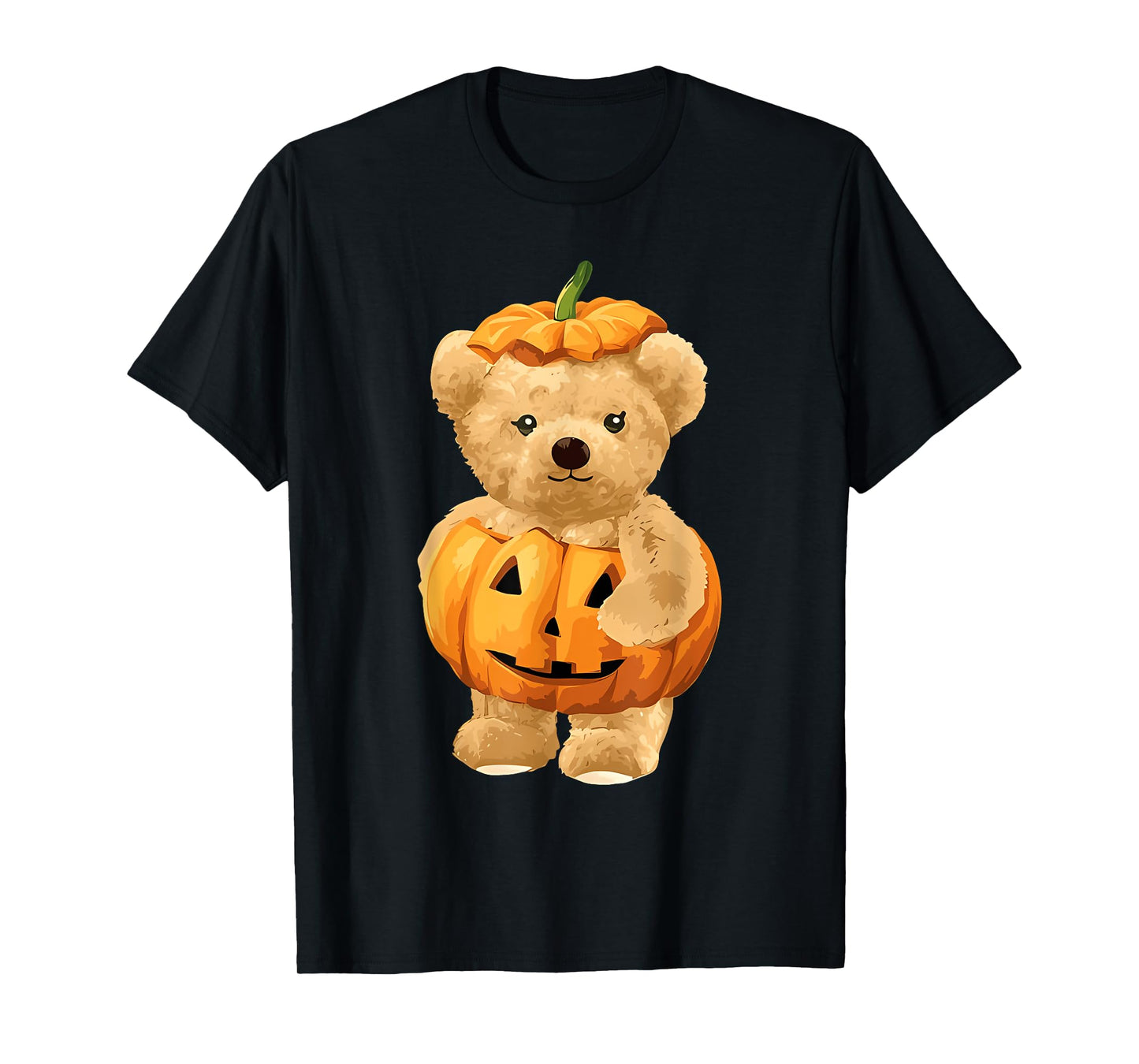 Cool Pumpkin and Teddy Bear for Halloween T-Shirt