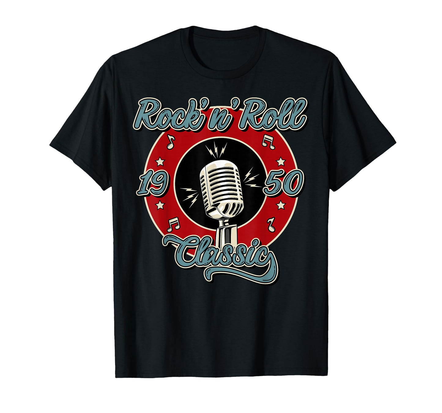 50s Rockabilly Clothing 1950s Sock Hop Swing Greaser Rocker T-Shirt