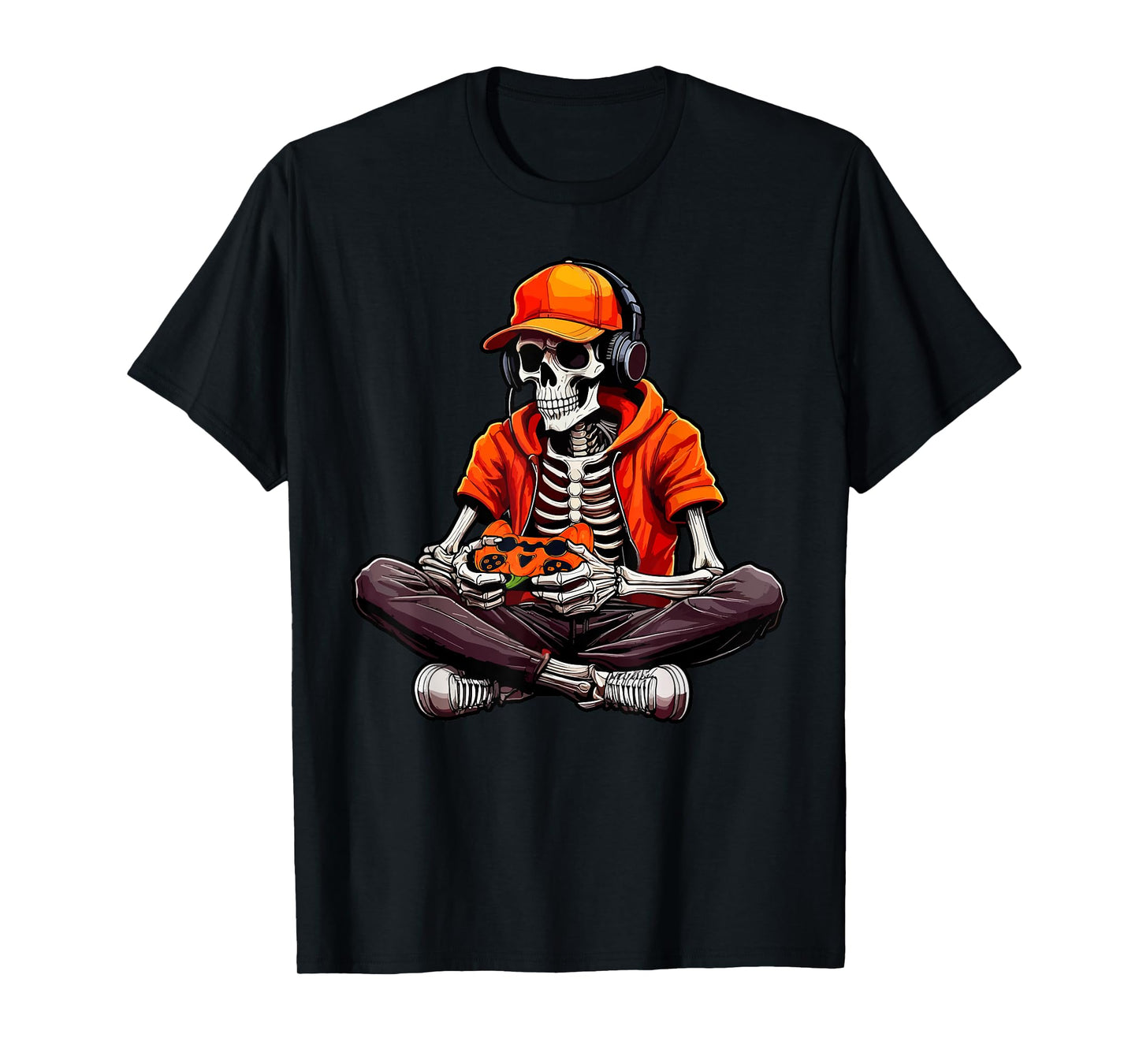Halloween Boys Kids Ghost Gamer Scary Costume Gaming Men T-Shirt