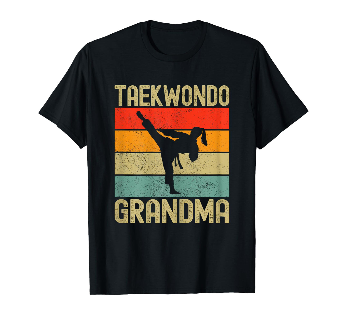 Taekwondo Grandma Retro Martial Arts Taekwondo Grandma T-Shirt