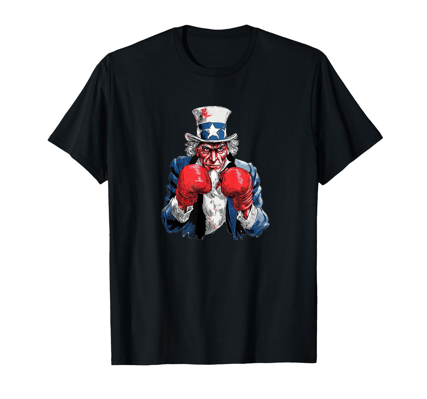 Awesome Sam with Boxing Gloves for Fight Ring Lovers T-Shirt
