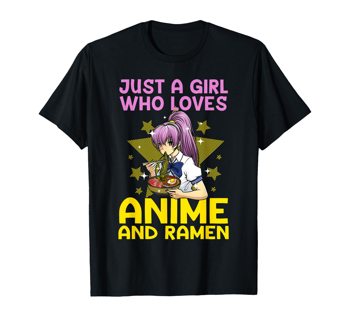 Anime Art for Women Teen Girls Anime Merch Ramen Anime Lover T-Shirt