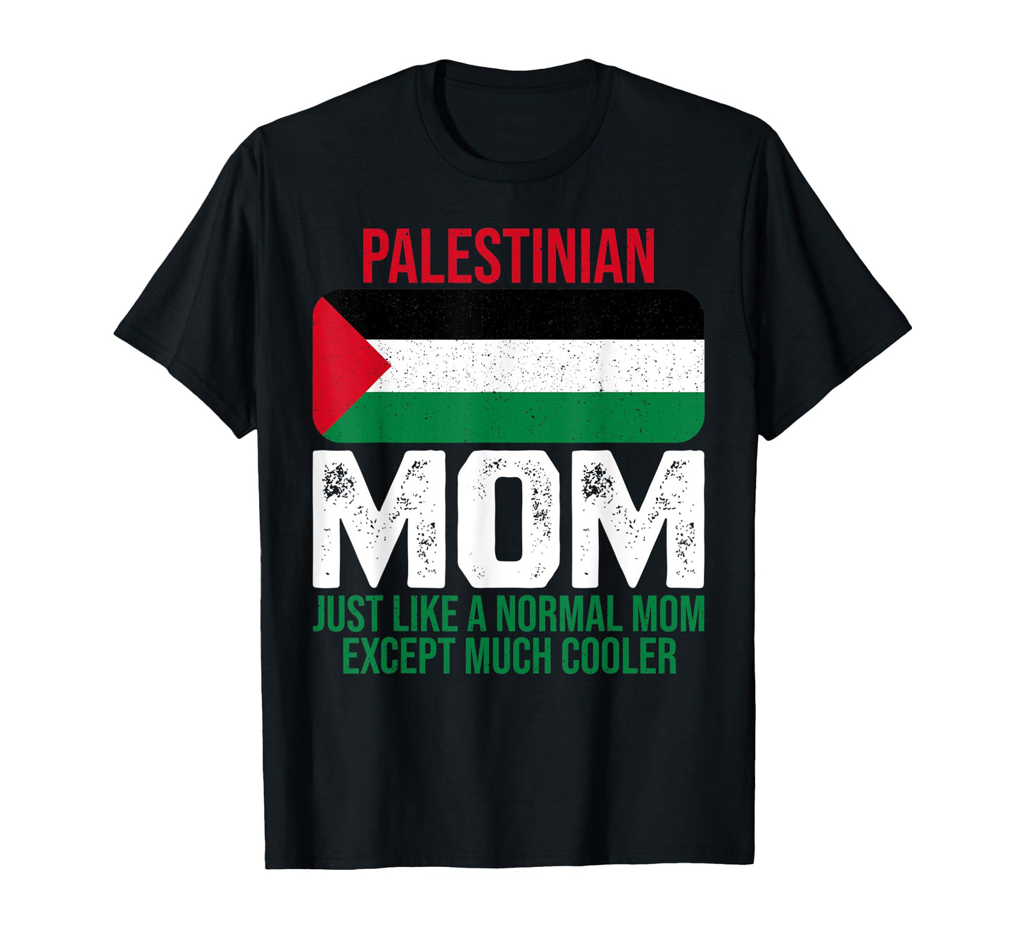 Vintage Palestinian Mom Palestine Flag Design Mother's Day T-Shirt