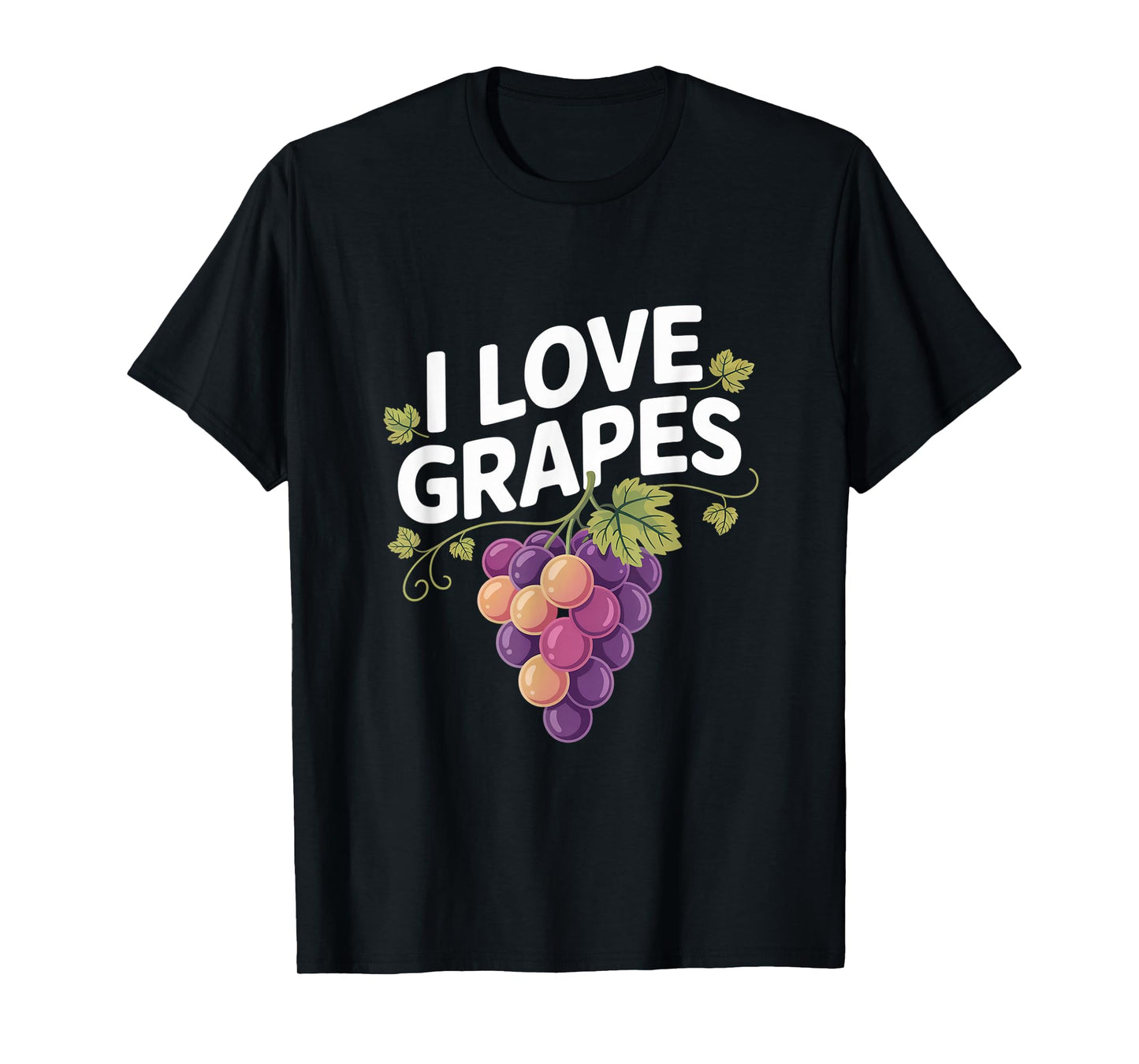 I Love Grapes Grape Lover Fruit Vineyard Winery T-Shirt