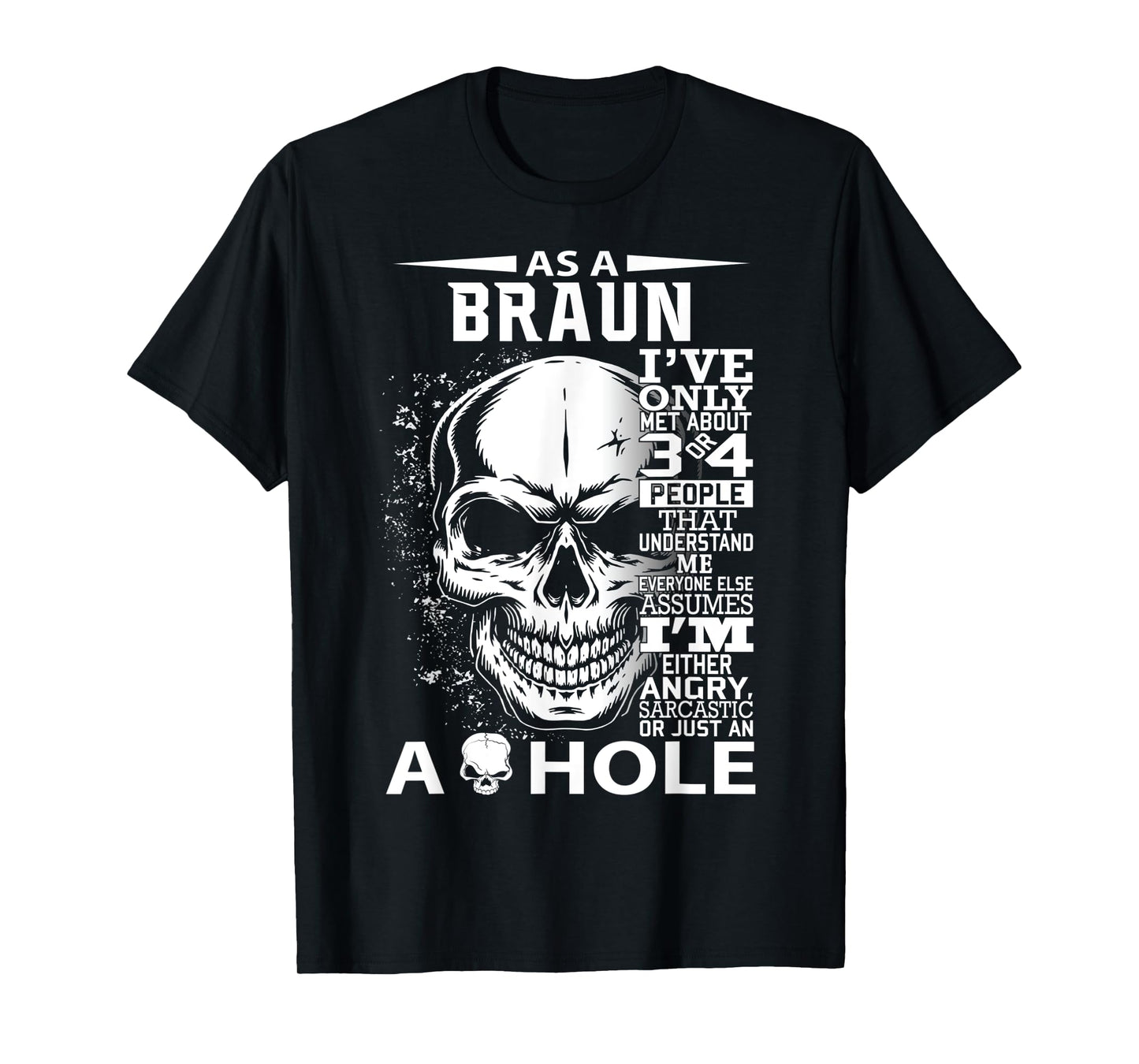 BRAUN Definition Personalized custom name loving kind T-Shirt