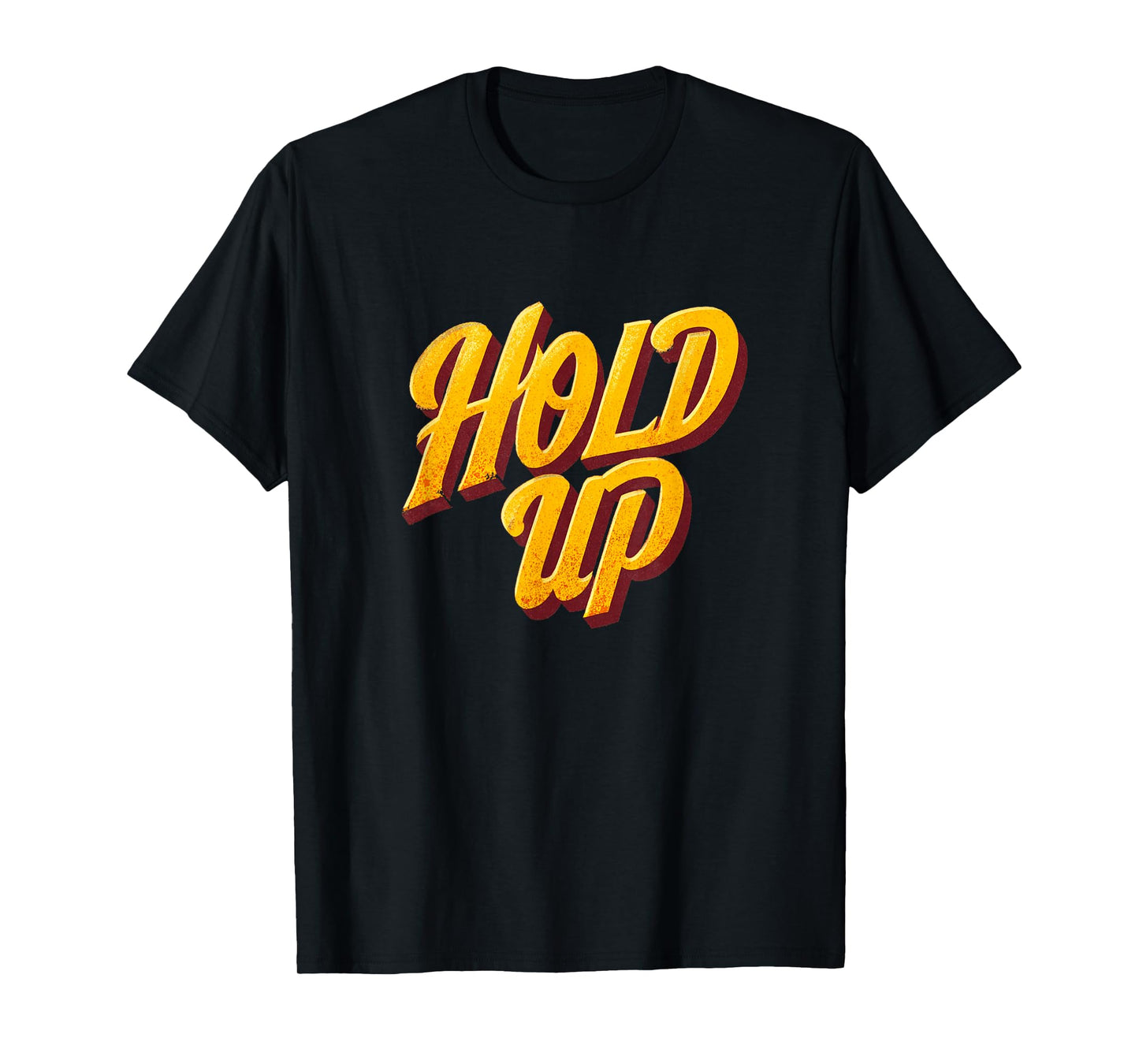Yellow Hold Up Sign Costume for Speech Lovers T-Shirt