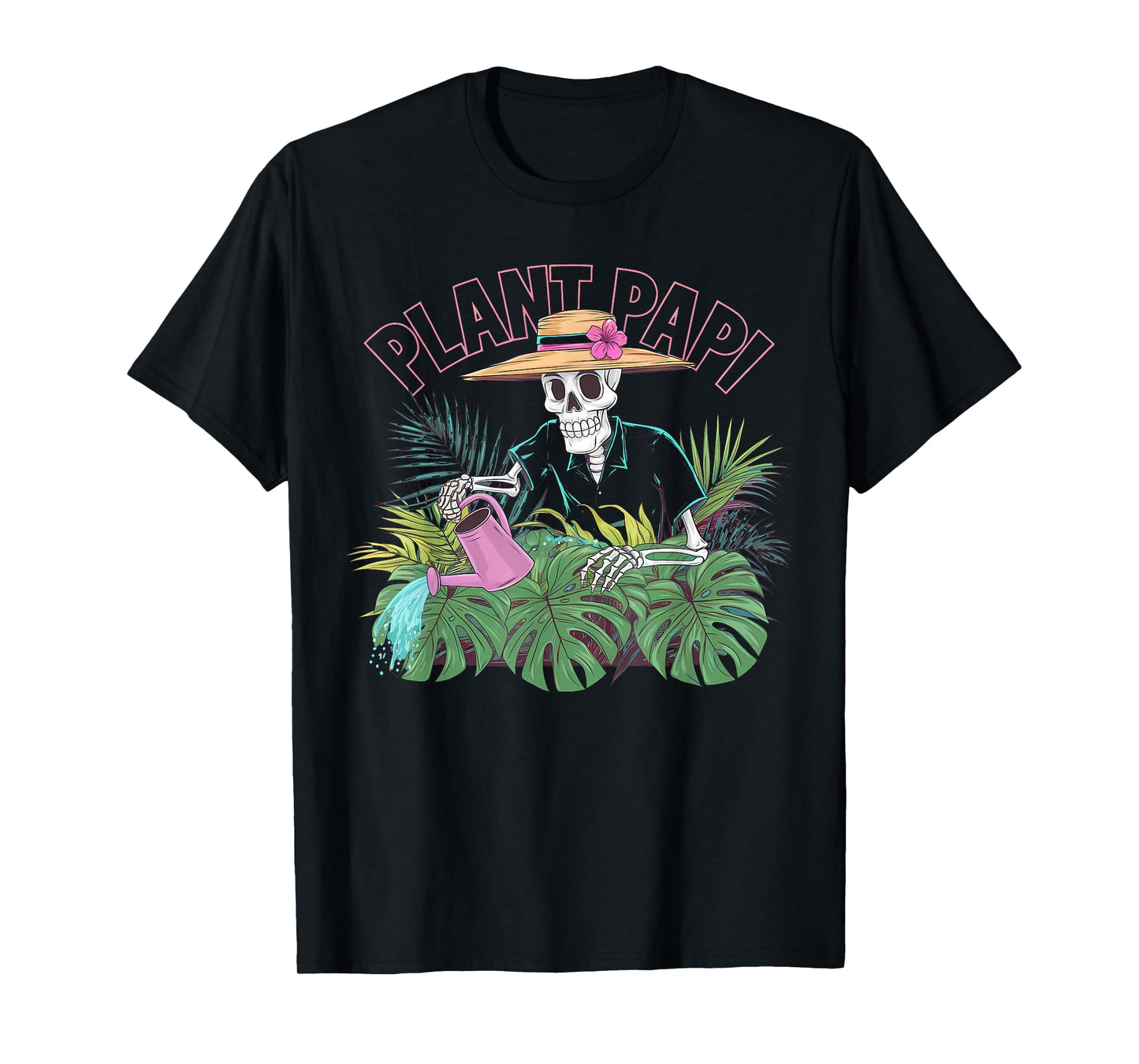 Plant Papi Daddy Gardener Happy Halloween Funny T-Shirt