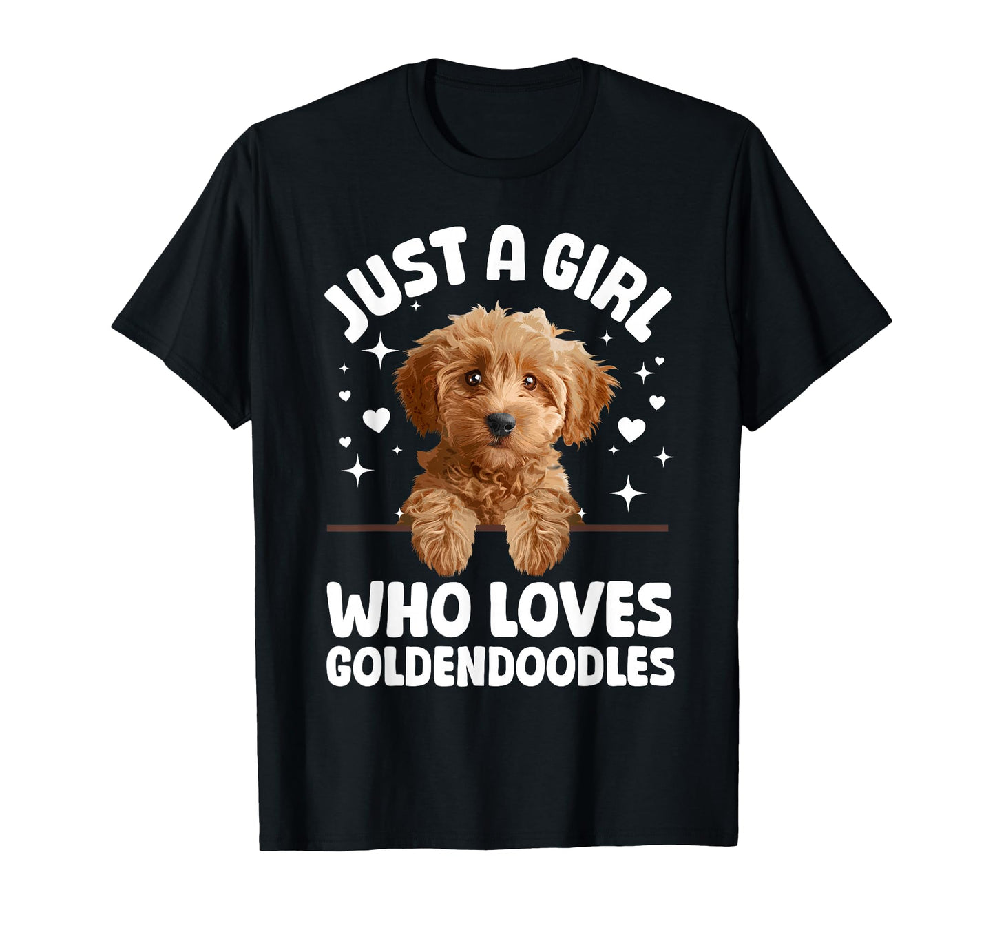 Cute Goldendoodle Design for Women Girls Golden Doodle Lover T-Shirt