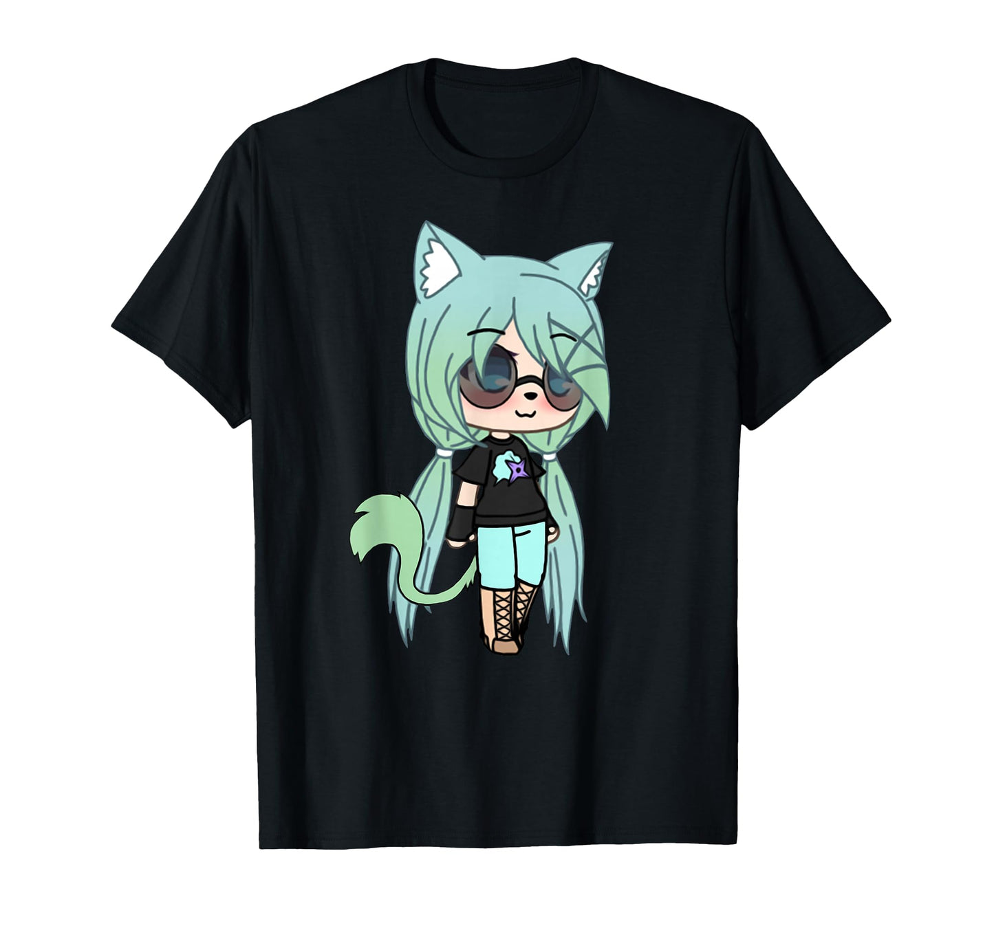 Cute Chibi Style Kawaii Anime Girl Chloe Chan The Tomboy T-Shirt