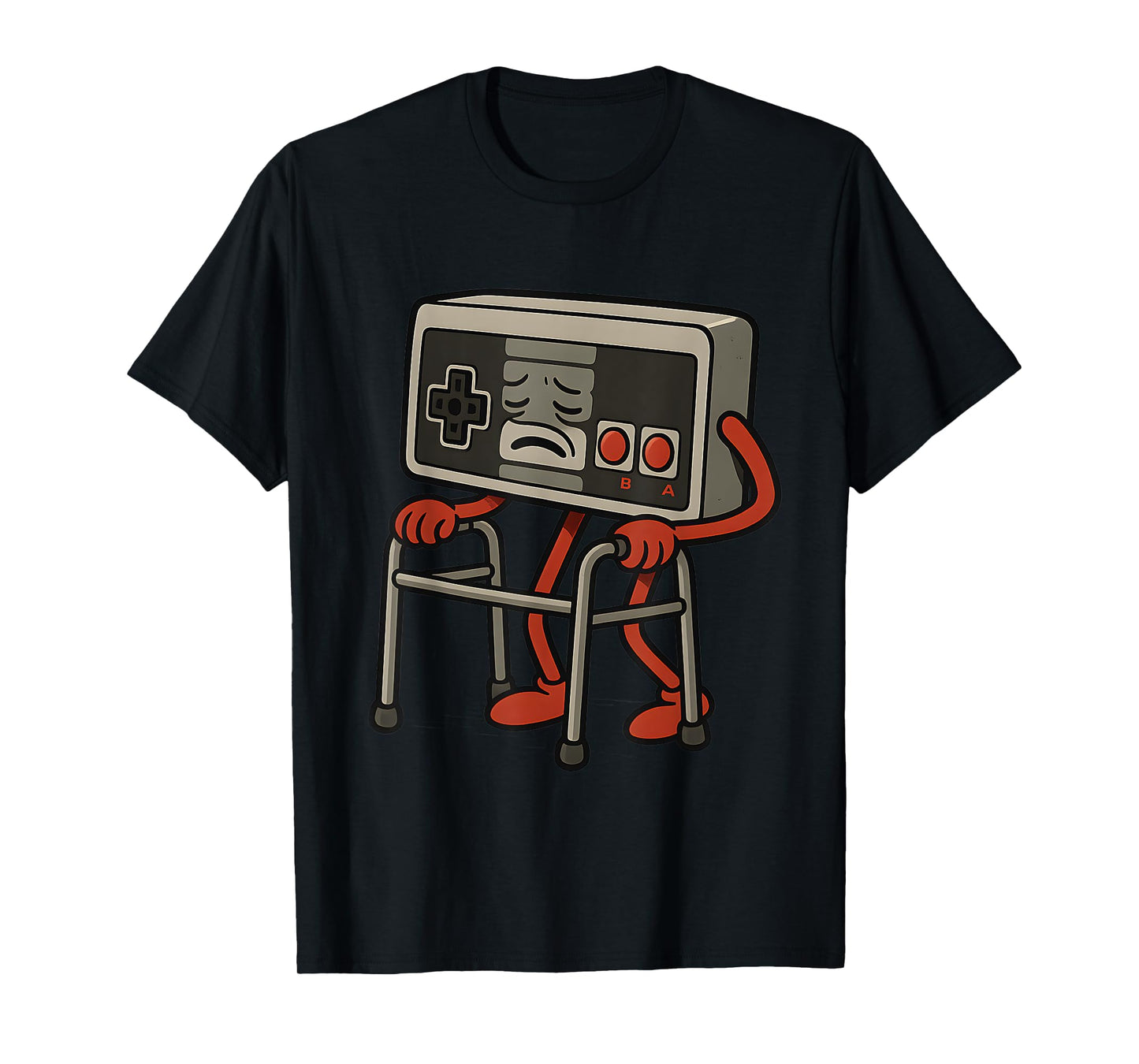 Funny Old Gamer Gaming Retro 80s 90s Video Game Old Gamer T-Shirt
