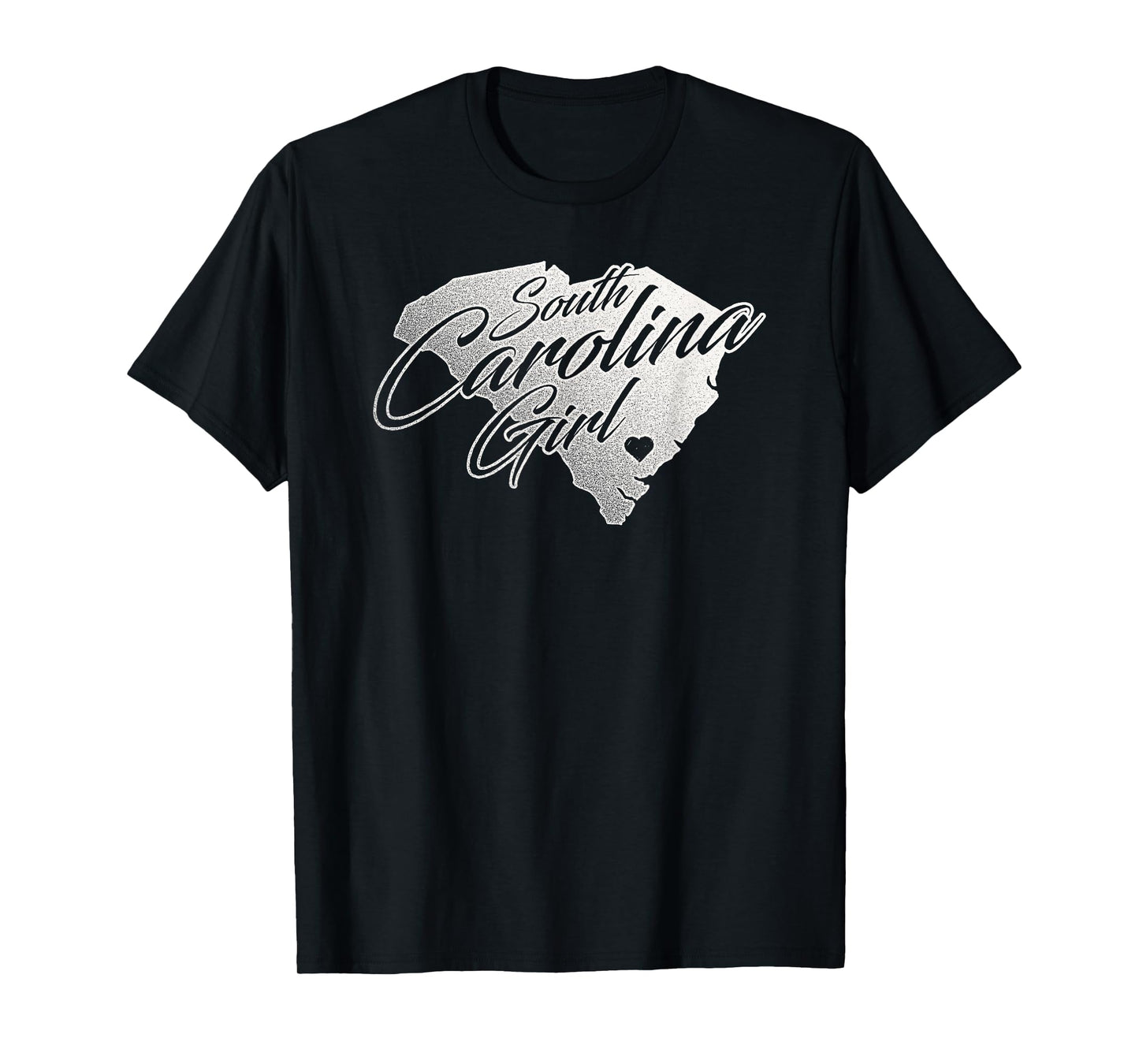 South Carolina Girl Vintage Distressed State Outline Women's T-Shirt