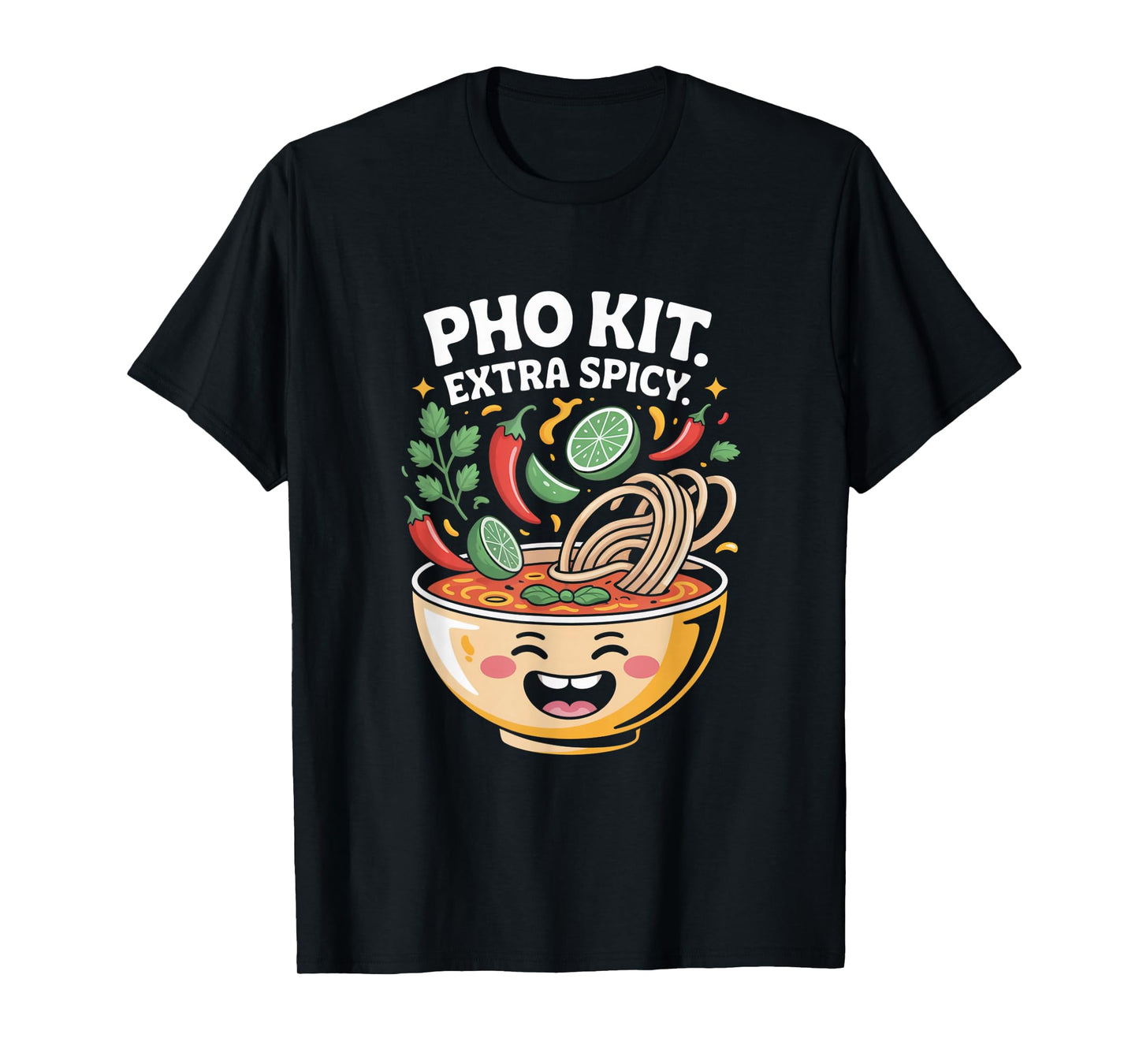 Pho Kit Soup Funny Pho Kit Vegan Pho Lover T-Shirt