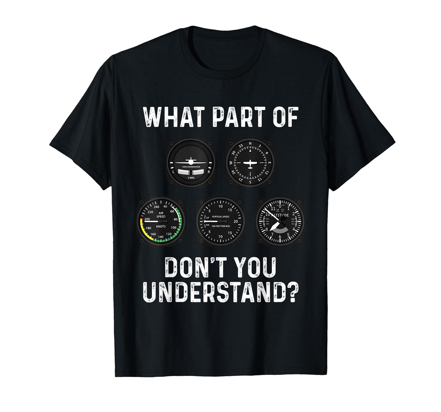 Funny Pilot Design For Men Women Airplane Airline Pilot T-Shirt