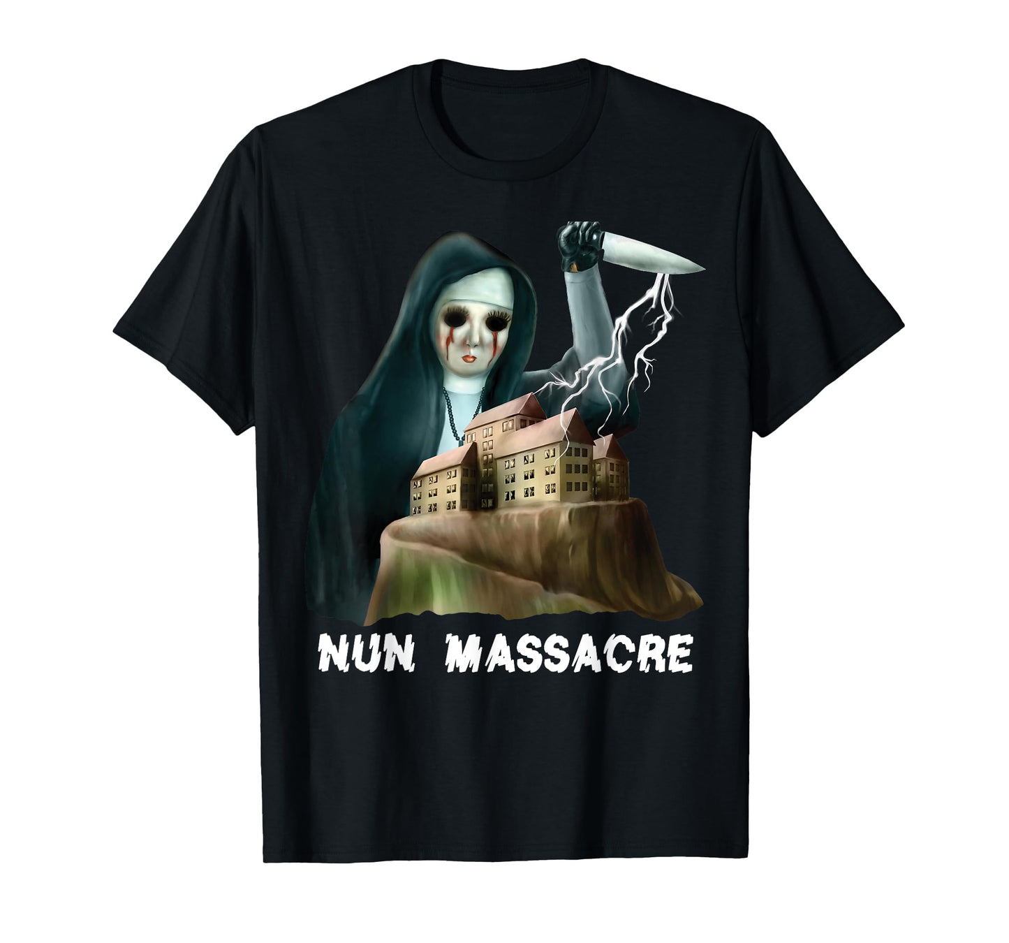 Nun Massacre Survival Horror Game Maniac T-Shirt