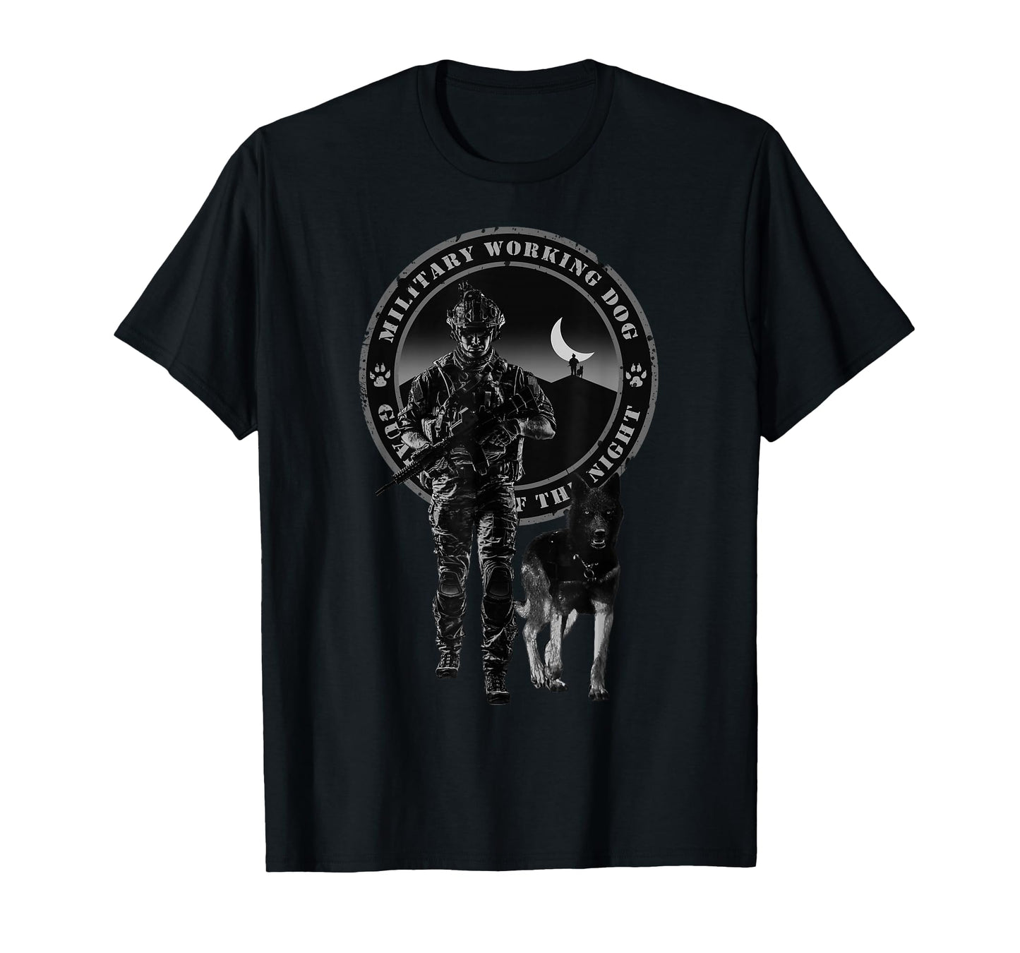 Military working dog - Guardians of the night T-Shirt