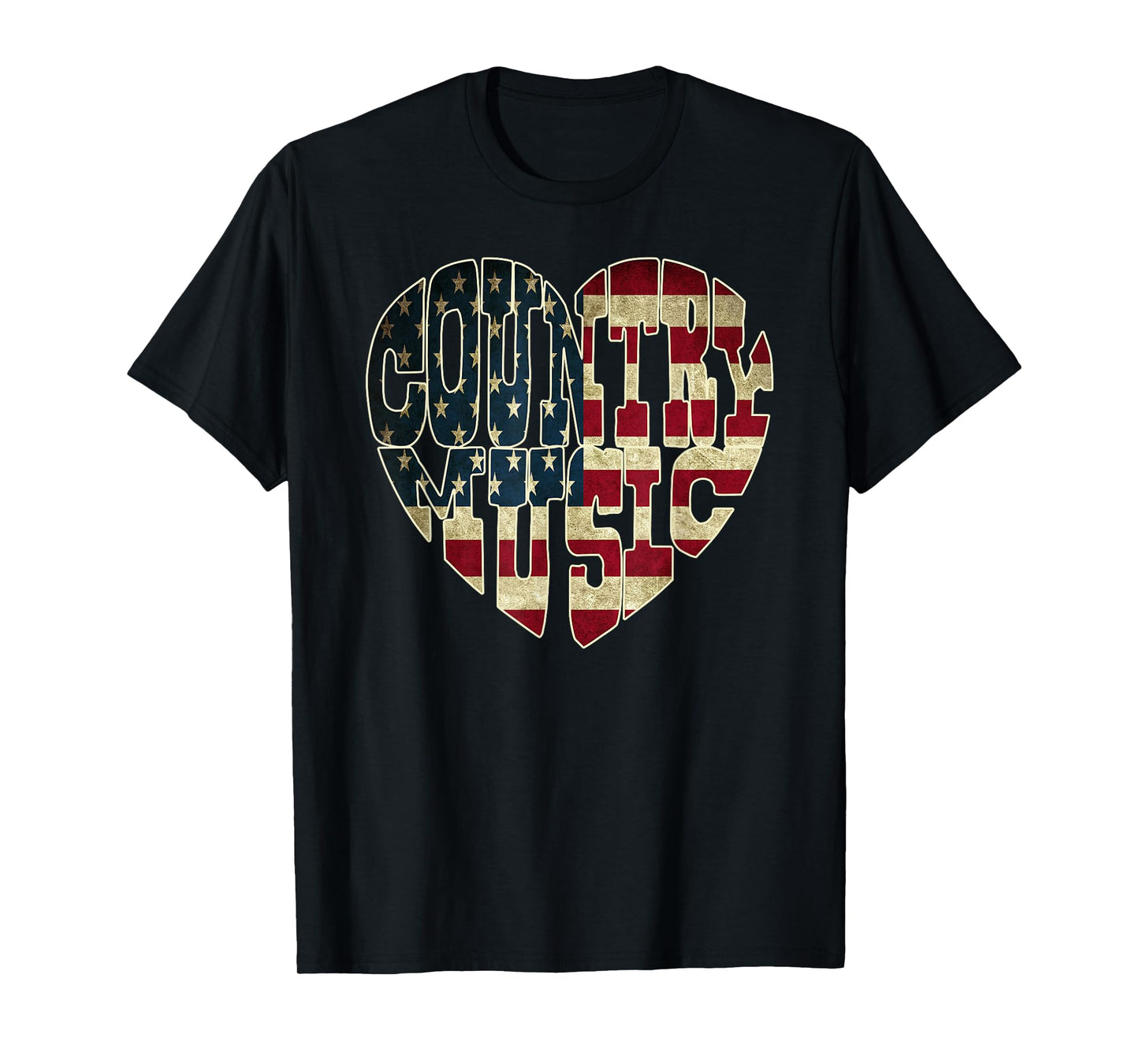 I Love America Country Music Patriotic Shirt USA Flag T-Shirt for Women Kids Men