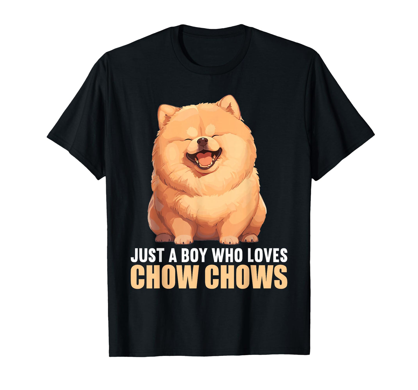 Just a Boy who loves Chow Chows Dogs Dog Chow Chow T-Shirt