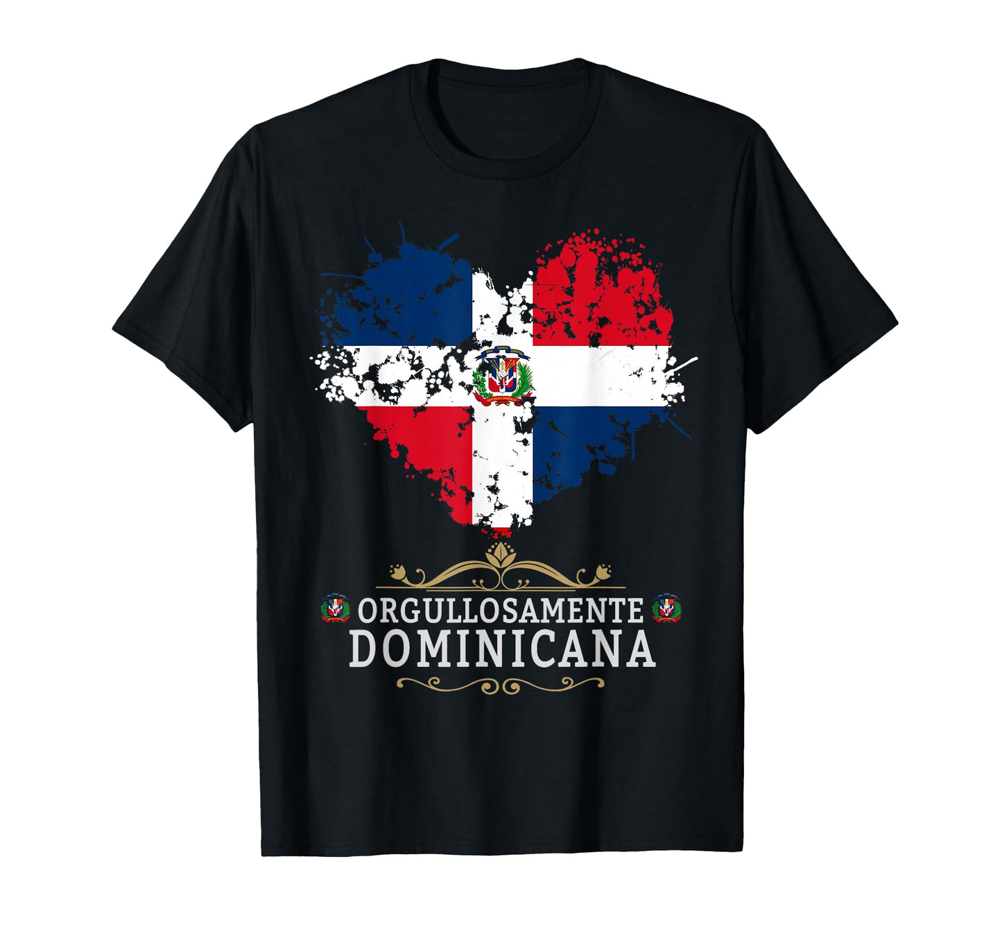 Coat of Arms Republica Dominicana & Dominican Flag Outfit T-Shirt
