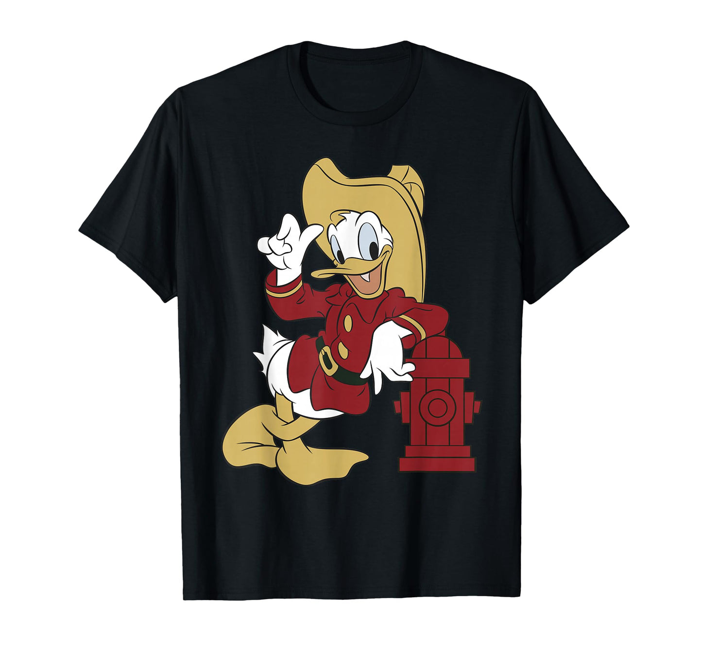 Disney Donald Duck Firefighter Outfit T-Shirt