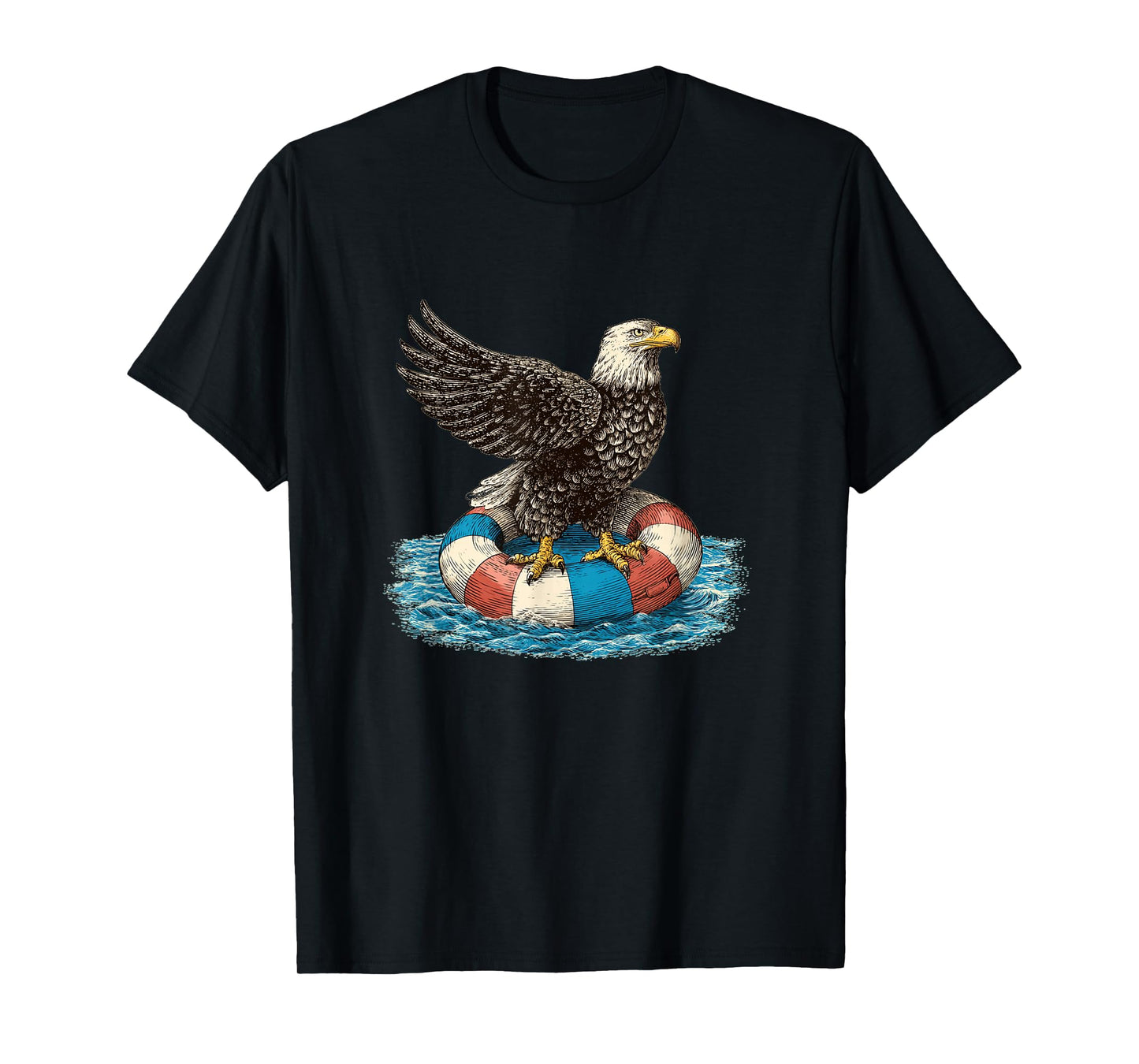 Holiday Pool Party with This Eagle Look for Ring Fans T-Shirt