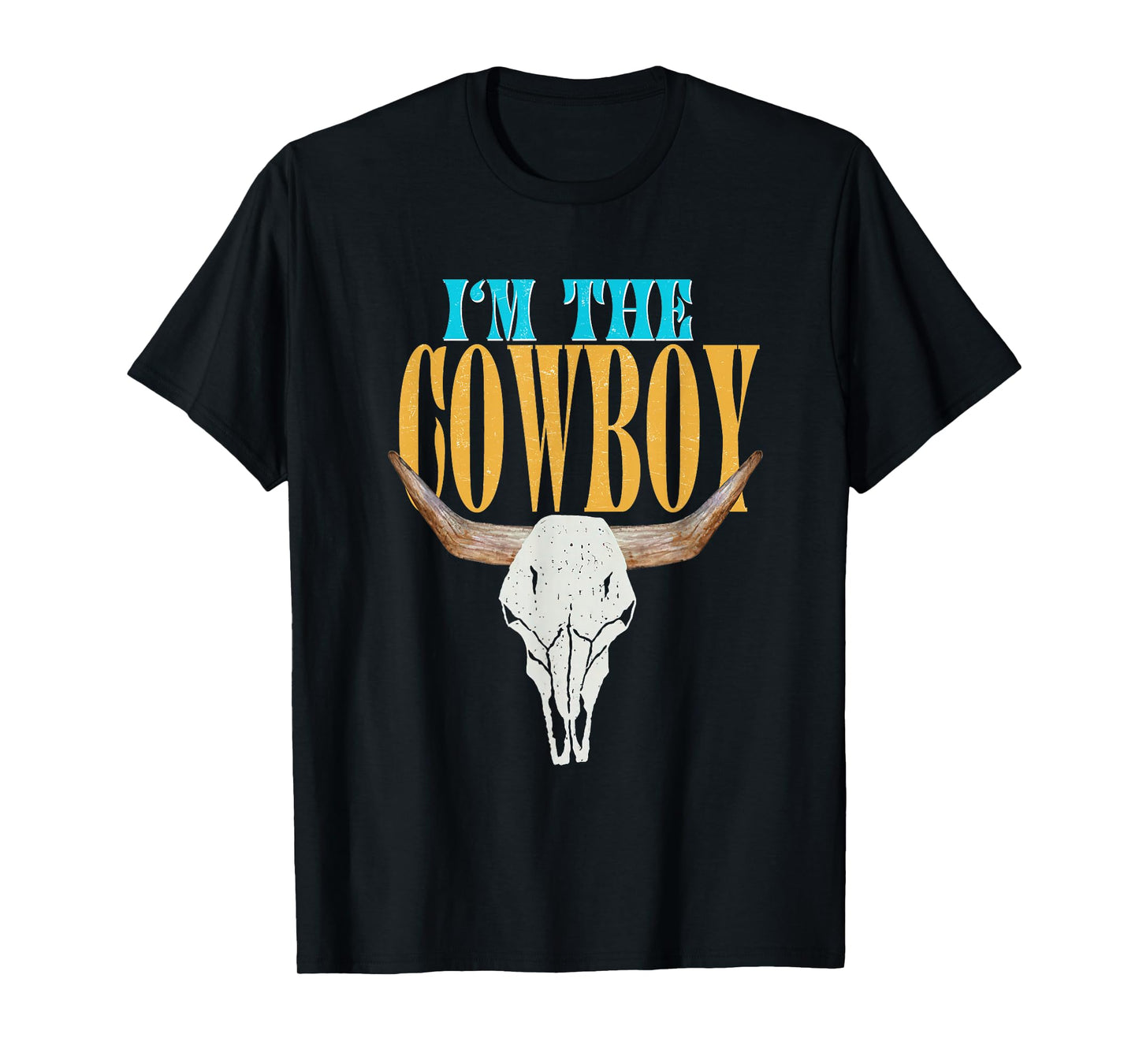 Country Couple Matching Outfits Cowgirls I'm The Cowboys T-Shirt