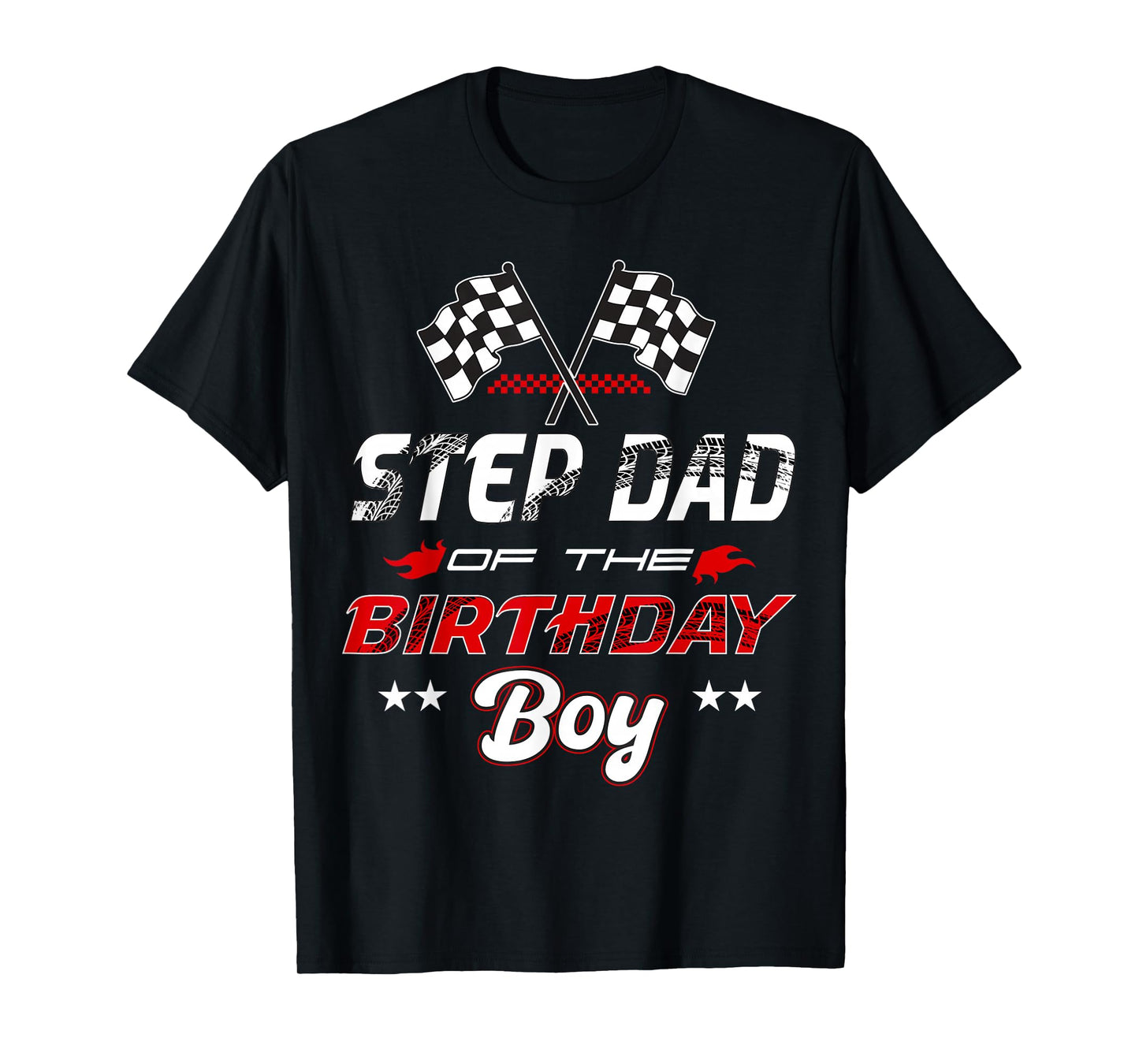Goal Scoring Birthday Boy Celebration Look for Step Dad T-Shirt