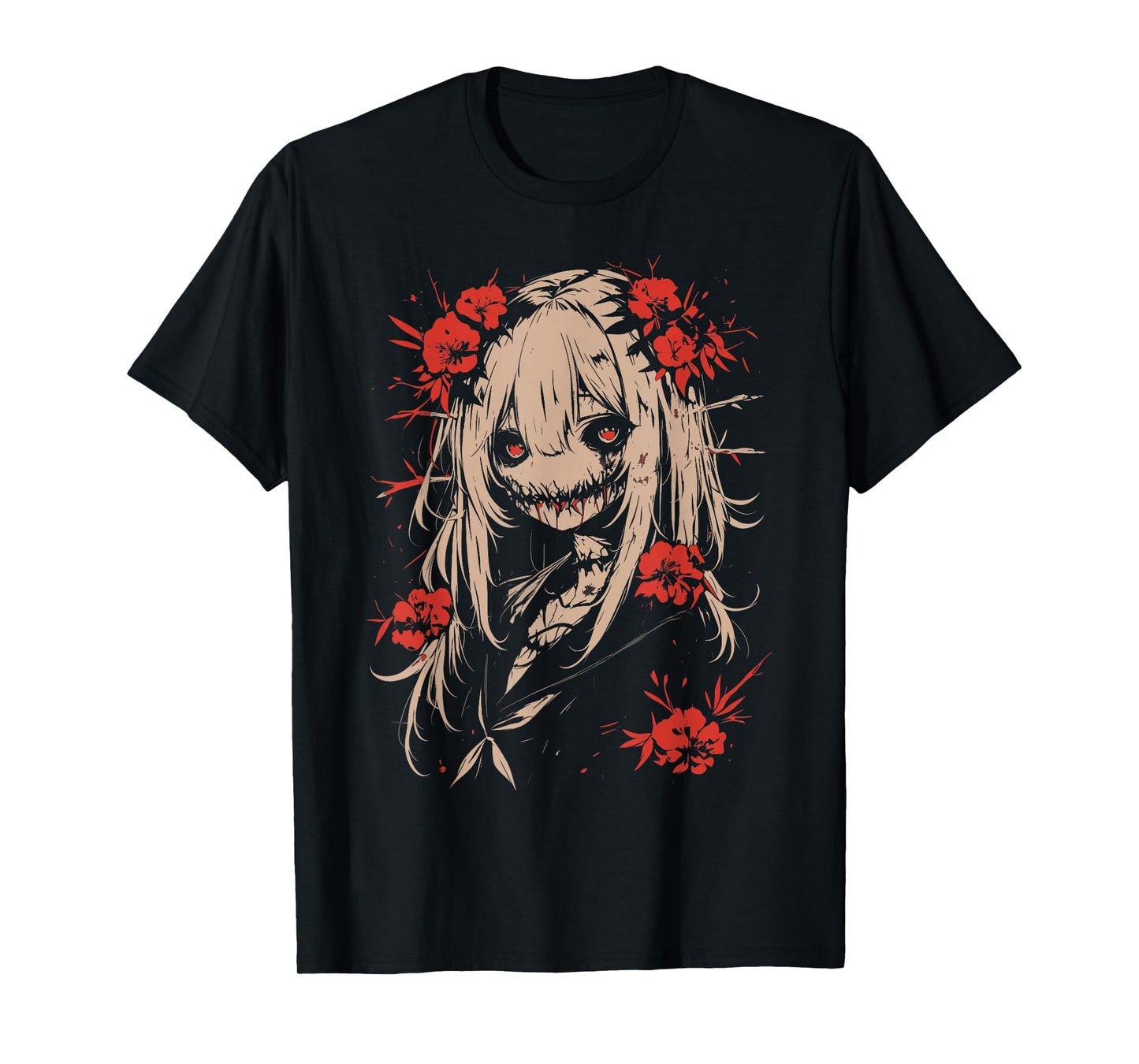 Horror Anime Manga | Japan Japanese Creepy Kawaii Goth T-Shirt