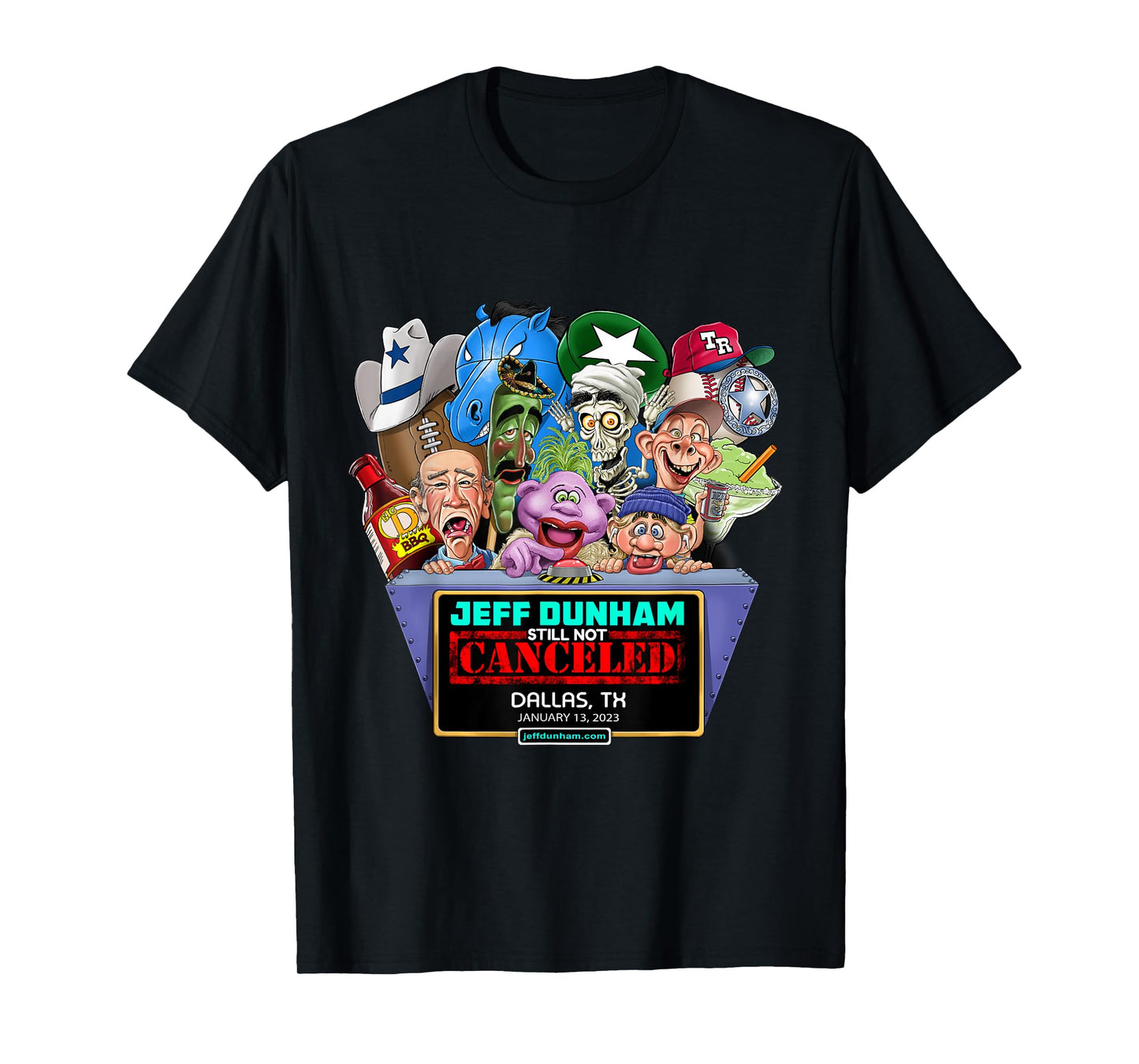Jeff Dunham Dallas, TX (2023) T-Shirt