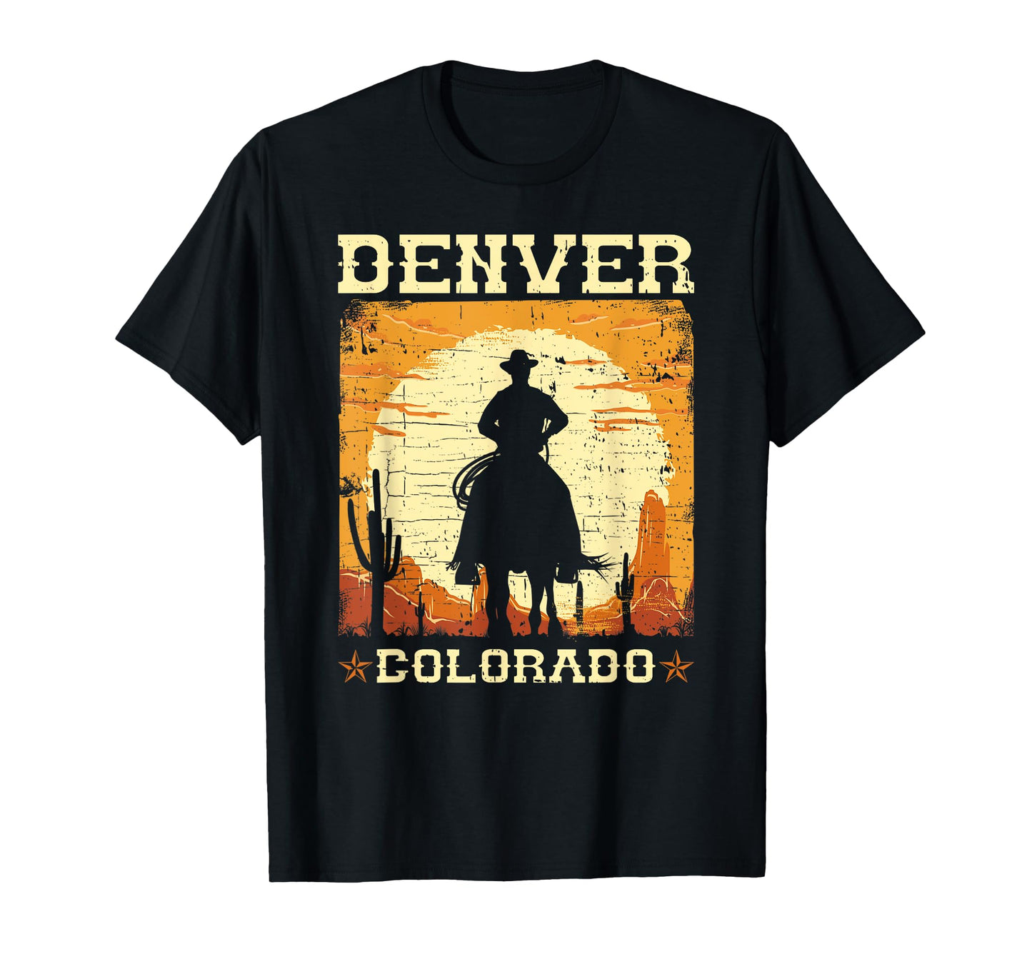 Denver Colorado CO Western Country Cowboy T-Shirt