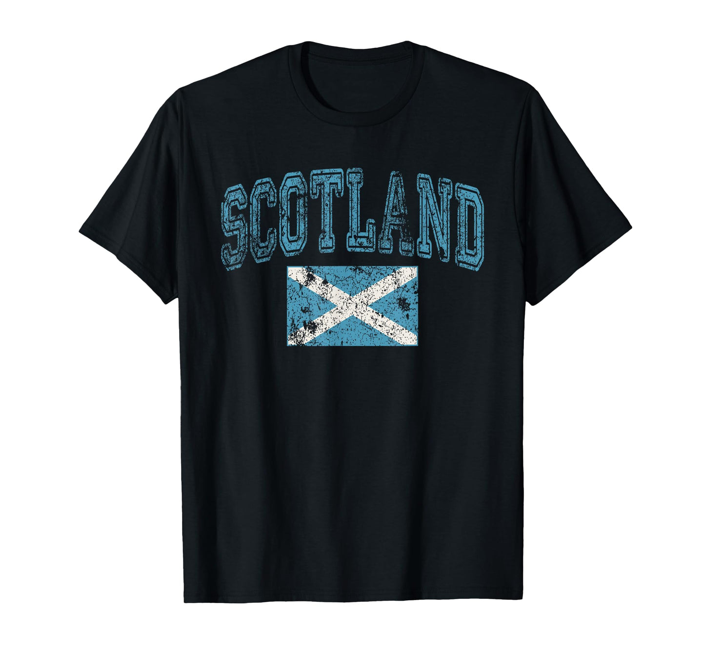Vintage Retro Faded Scotland Flag Scottish Pride T-Shirt