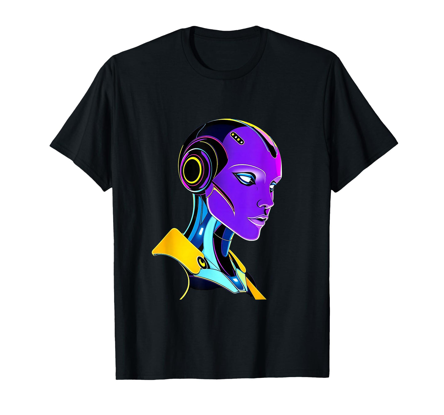 Futuristic Graphic Design Robot 1 T-Shirt