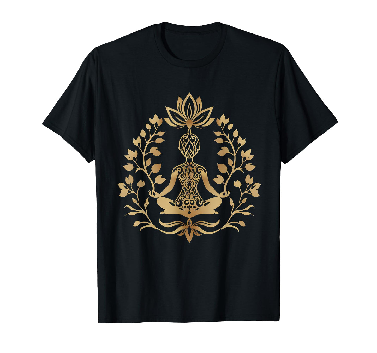 Meditation Life Tree Buddhist Yoga Spirituality Zen Buddha T-Shirt