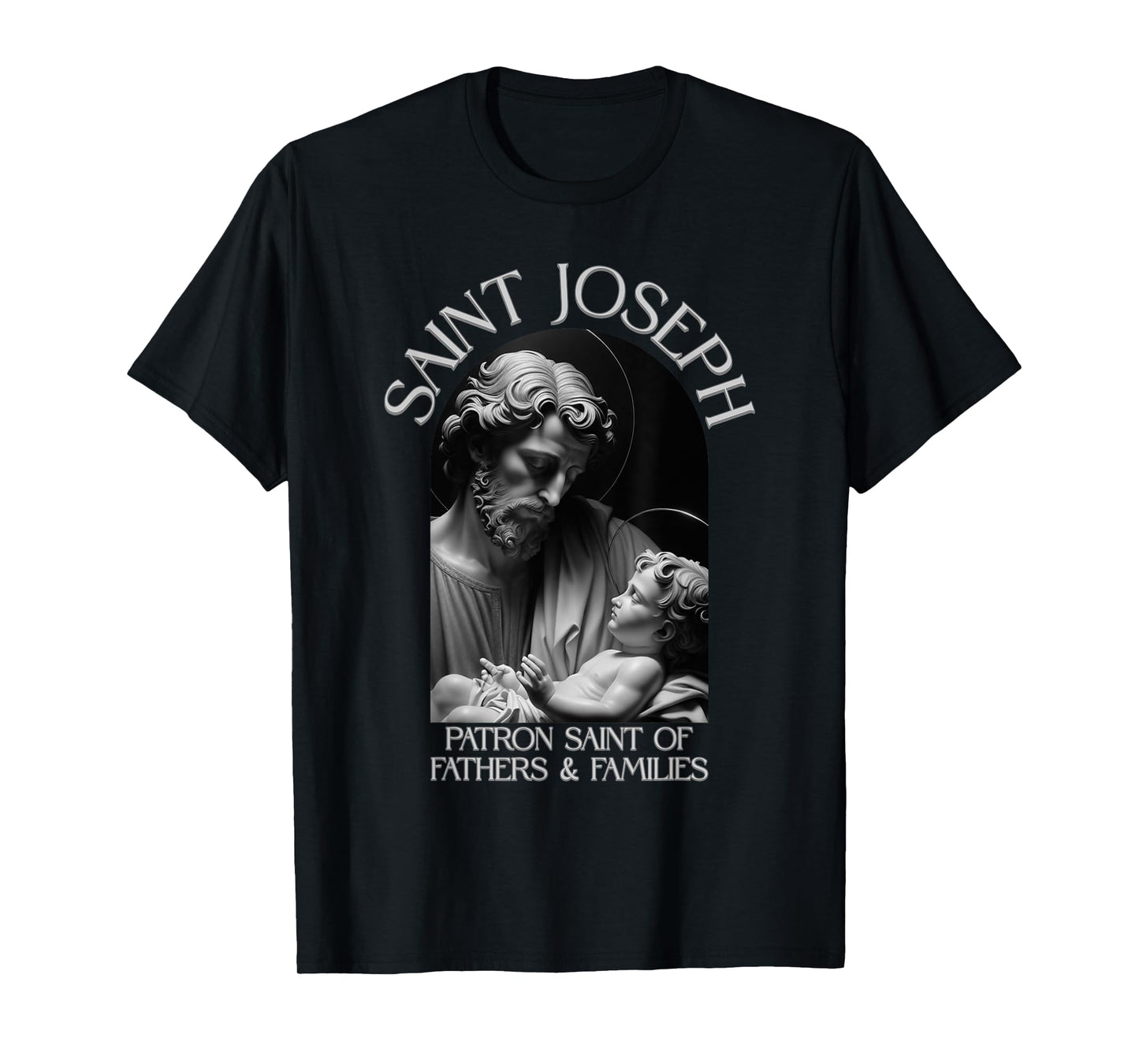 St Joseph fathers day patron Saint Catholic T-Shirt