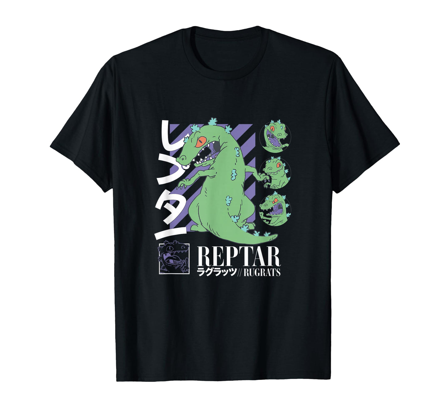Rugrats Reptar Manga Comic Style Kanji T-Shirt