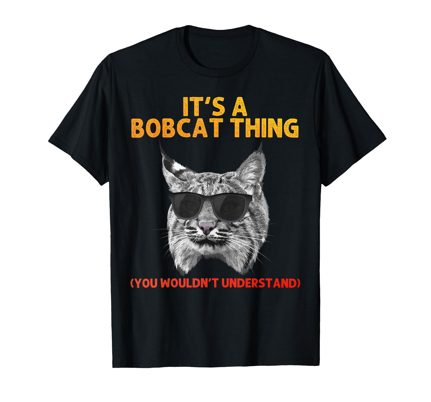 Cute Bobcat Art for Men Women Kids Lynx Animal Bobcat Lover T-Shirt