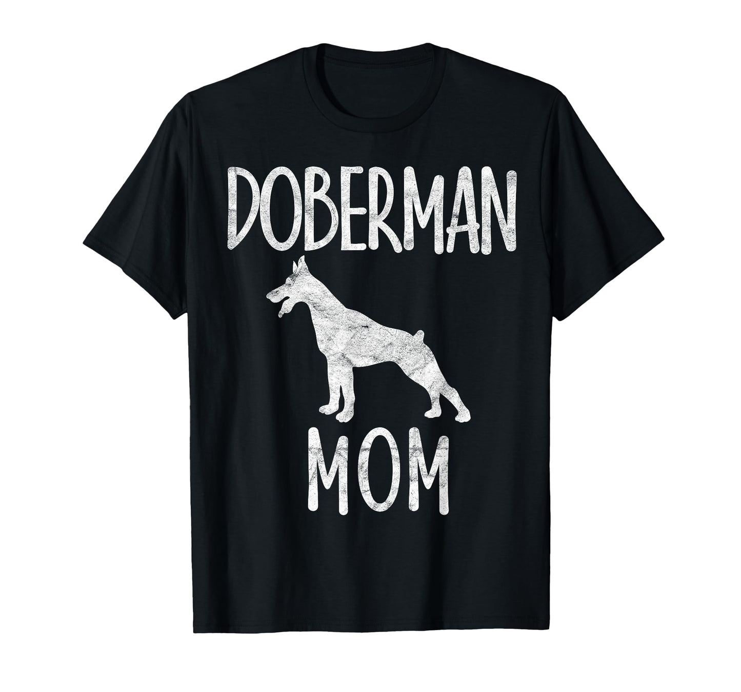 Vintage Doberman Mom Gift Dog Owner Pinschers Dobie Mother T-Shirt