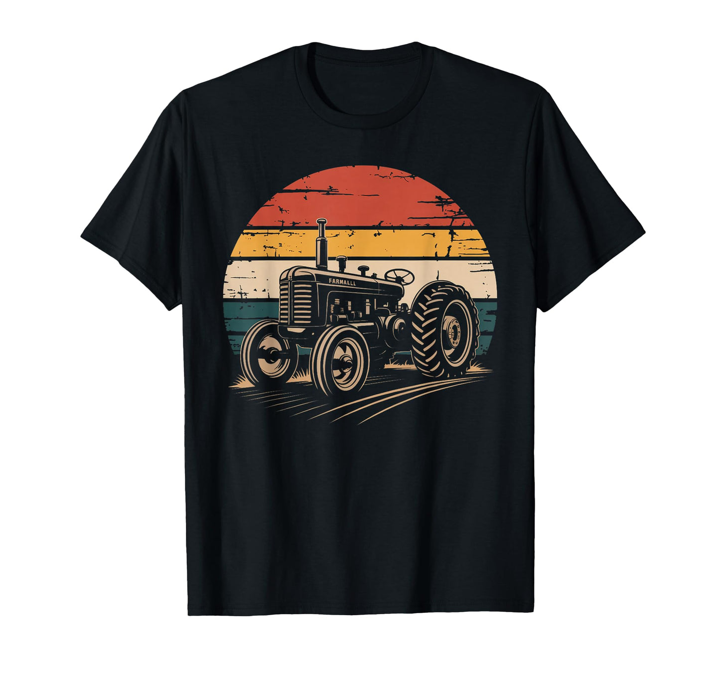 Retro Farm Tractor Farmer Agriculture Life Vintage Men Women T-Shirt