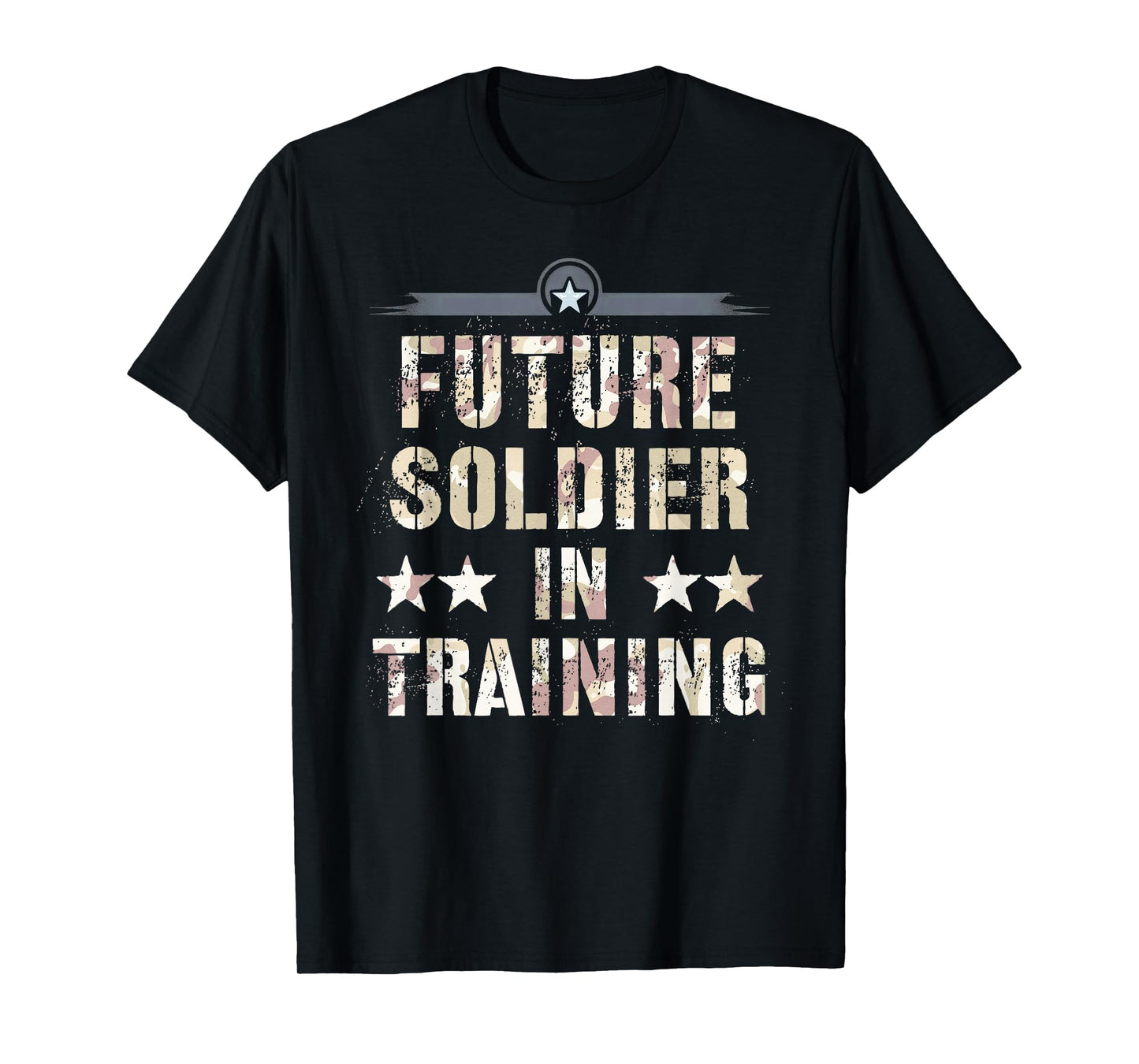 Boys FUTURE SOLDIER IN TRAINING Our Troop Old Vet Military T-Shirt