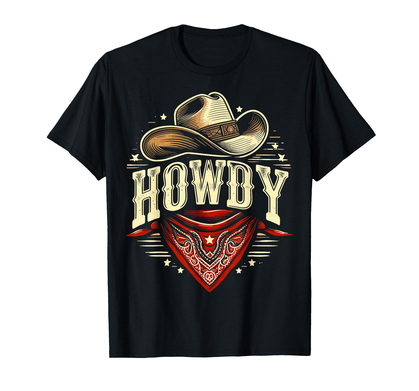Howdy Cowboy Birthday Party Funny Western Rodeo T-Shirt